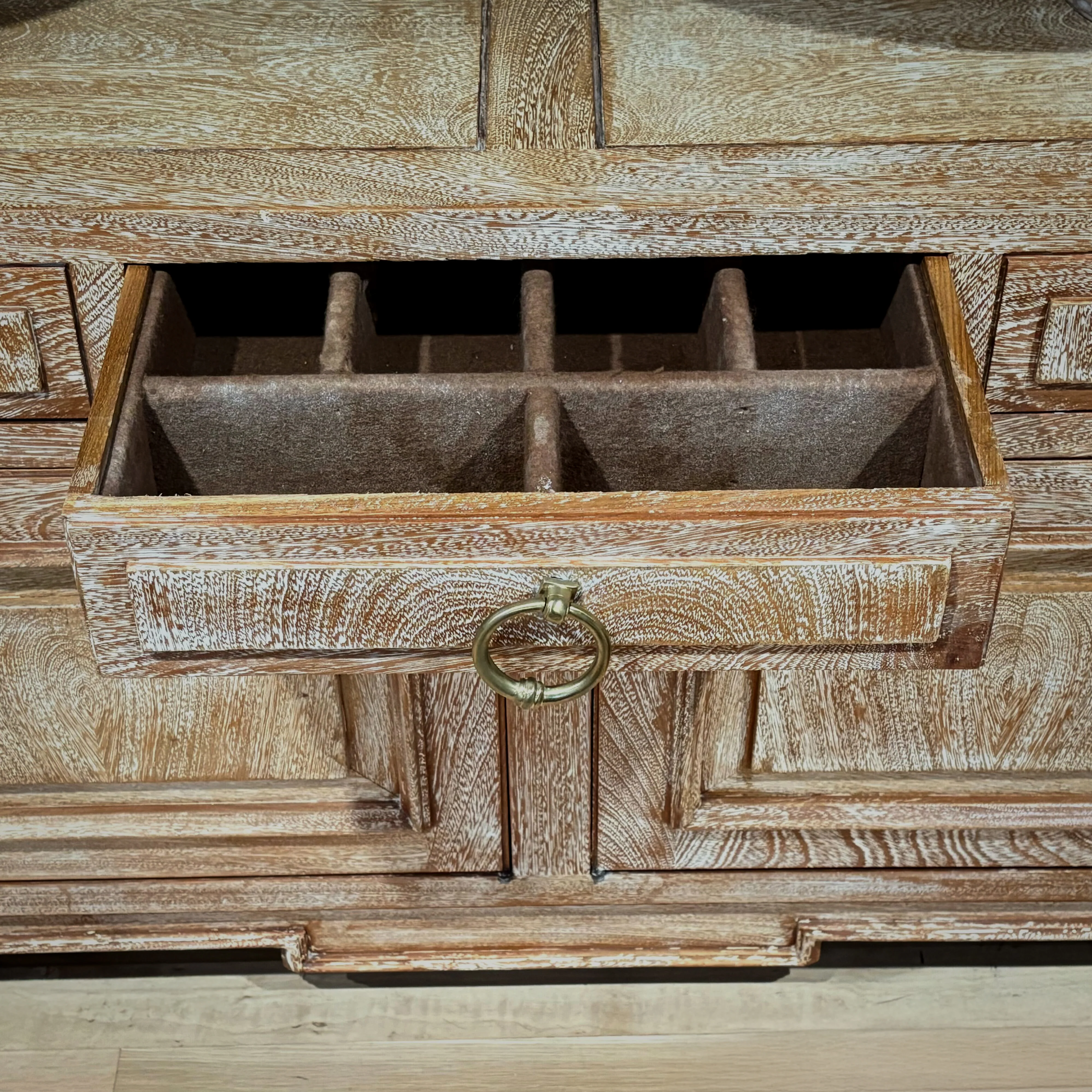 Large Cerused Oak Sideboard, 1950s - Image 6