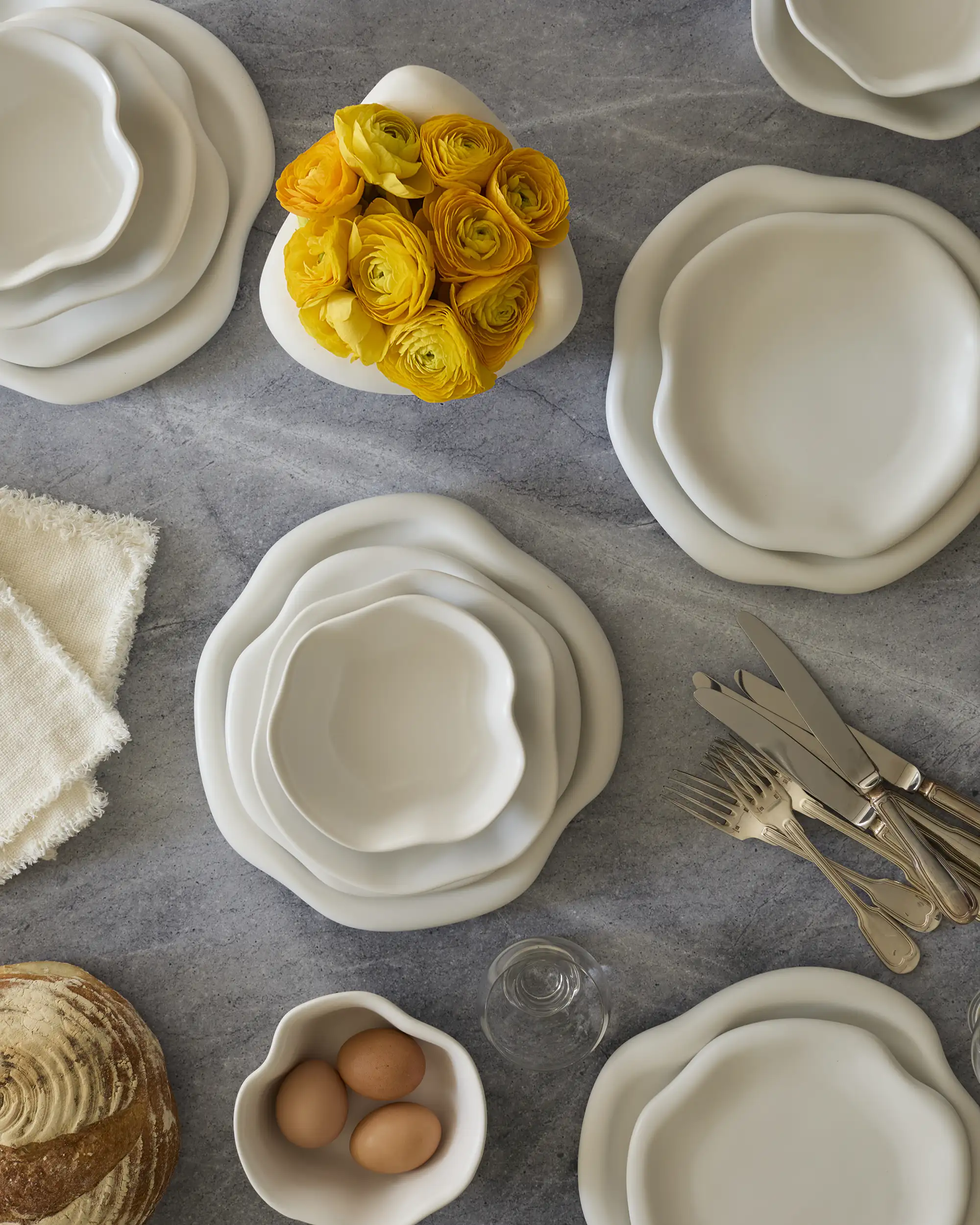 Amorphous Pasta Bowl Set, Set of Four - Image 4