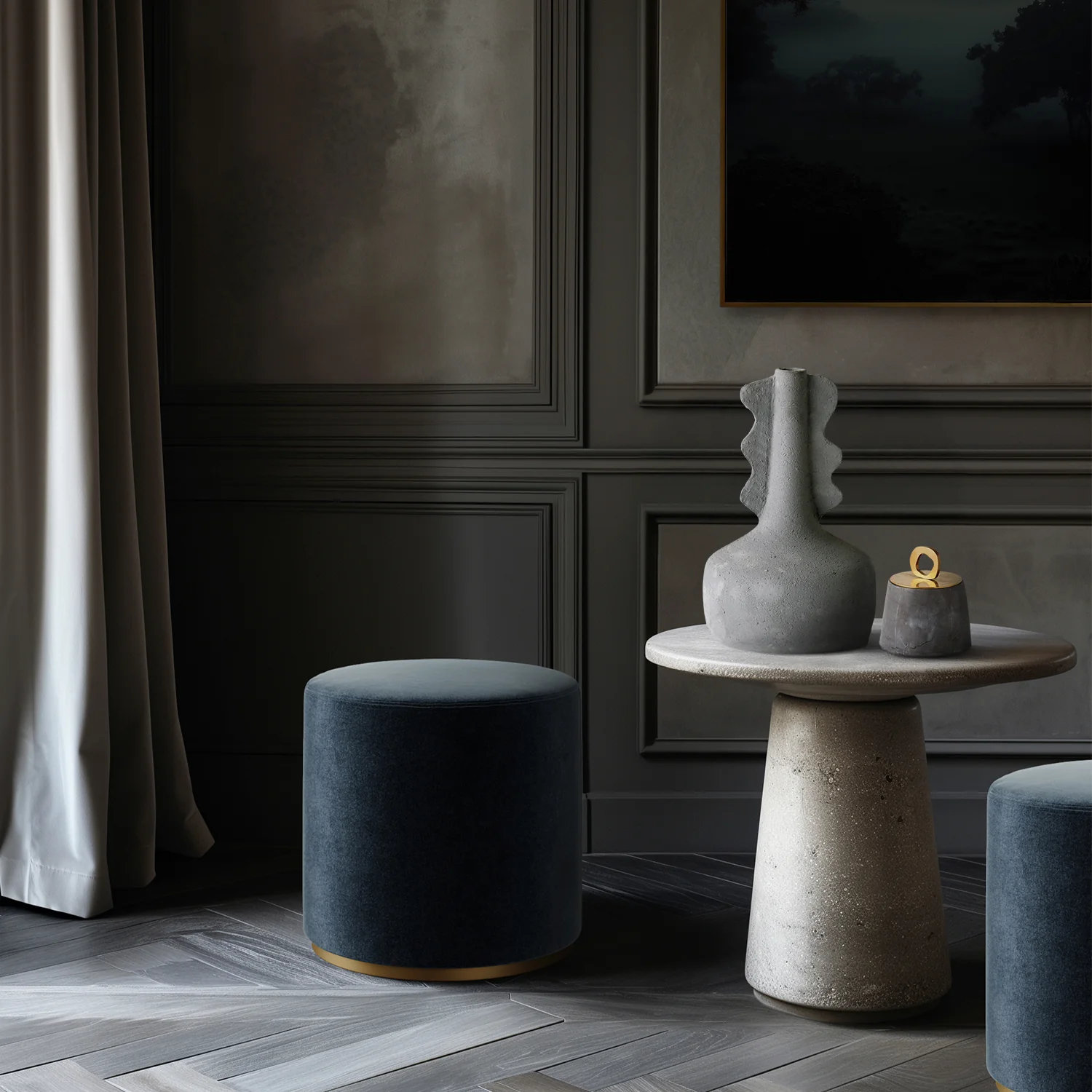 Anouar Vase Collection (Grey)