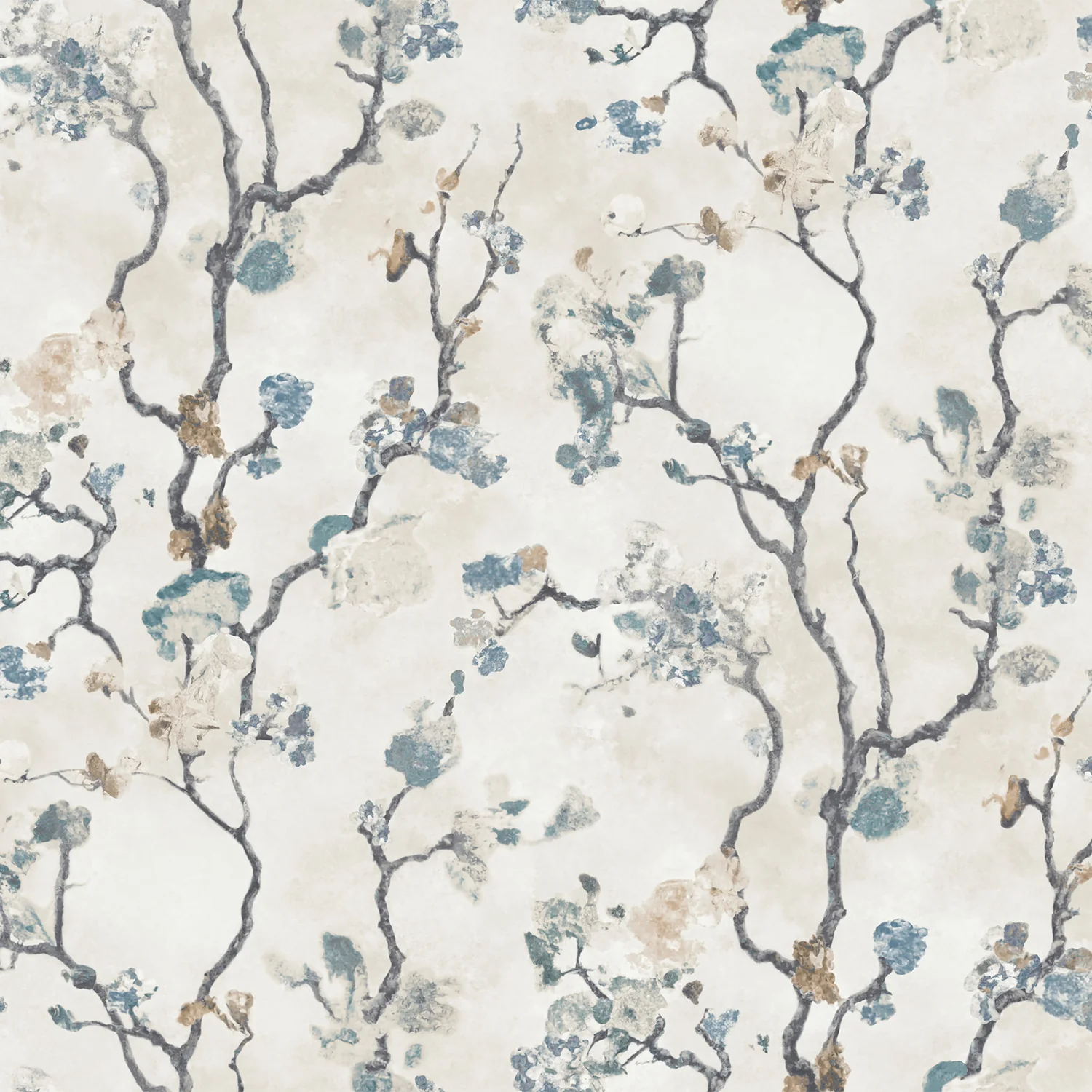 Avril Chinoiserie Peacock Wallpaper