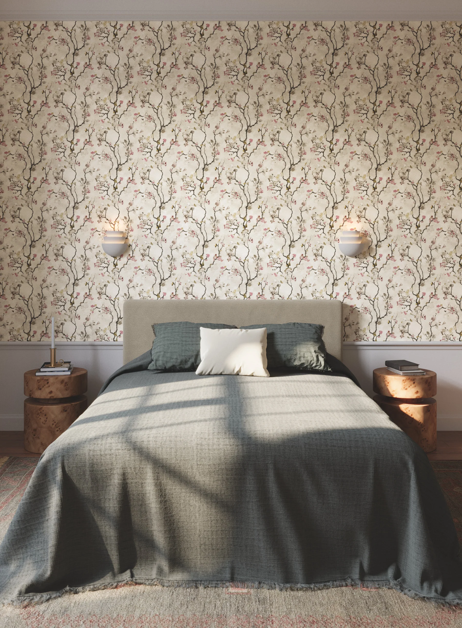 Avril Chinoiserie Rose Wallpaper - Image 2