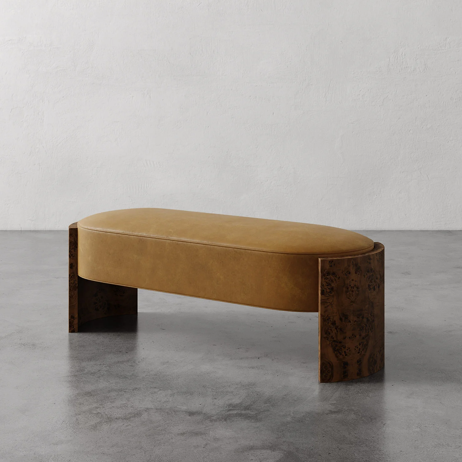 Benoit Leather Bench - Image 16
