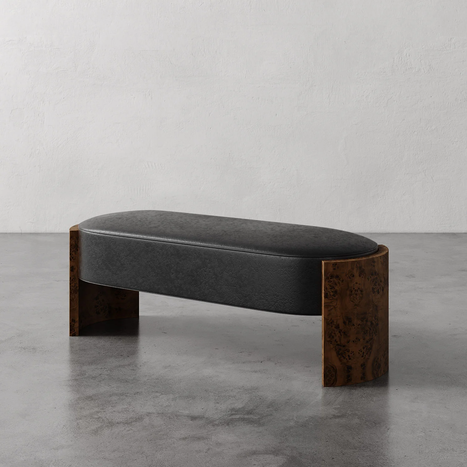 Benoit Leather Bench - Image 17