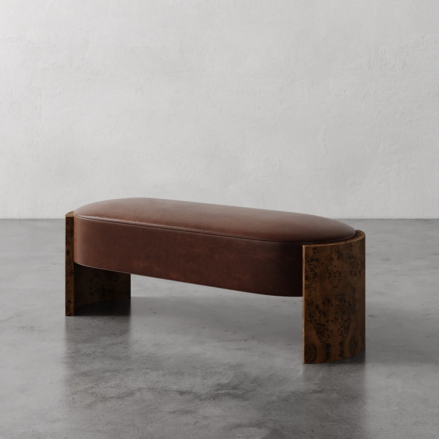 Benoit Leather Bench - Image 18