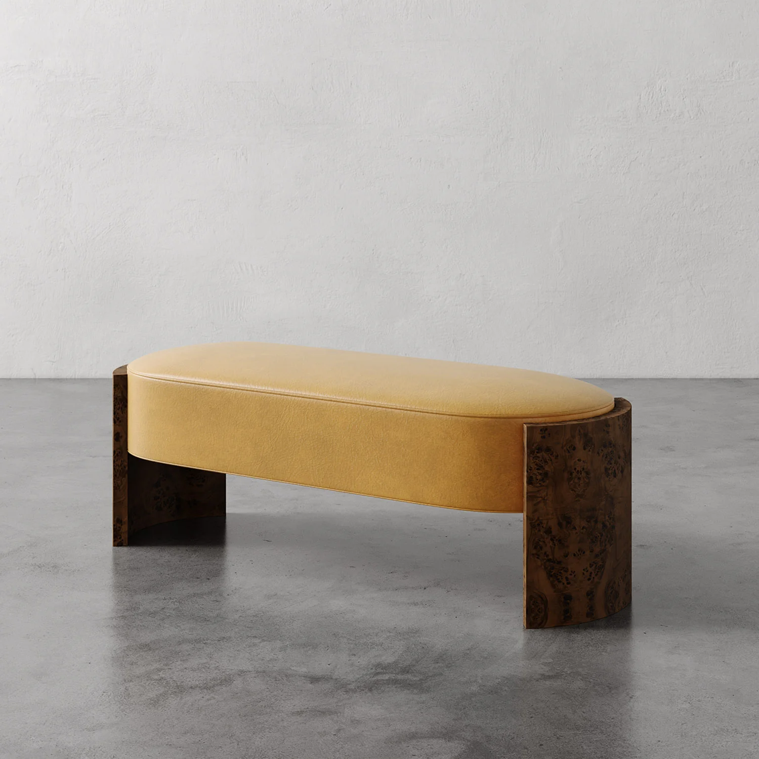 Benoit Leather Bench - Image 19