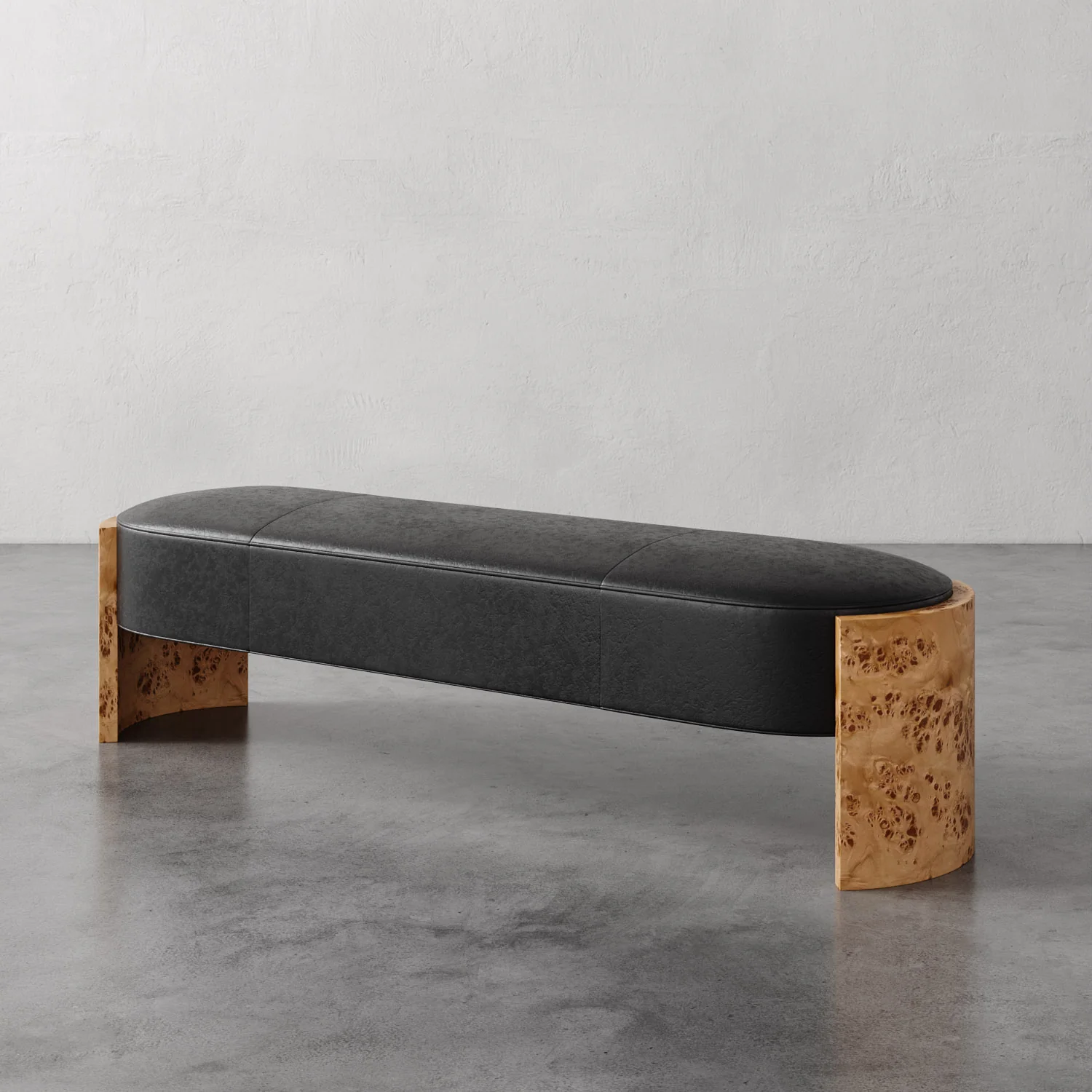 Benoit Leather Bench - Image 22