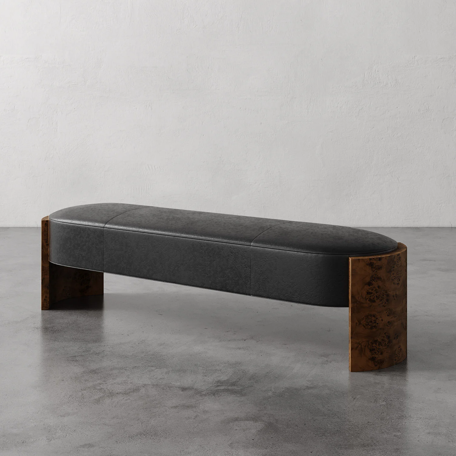 Benoit Leather Bench - Image 23