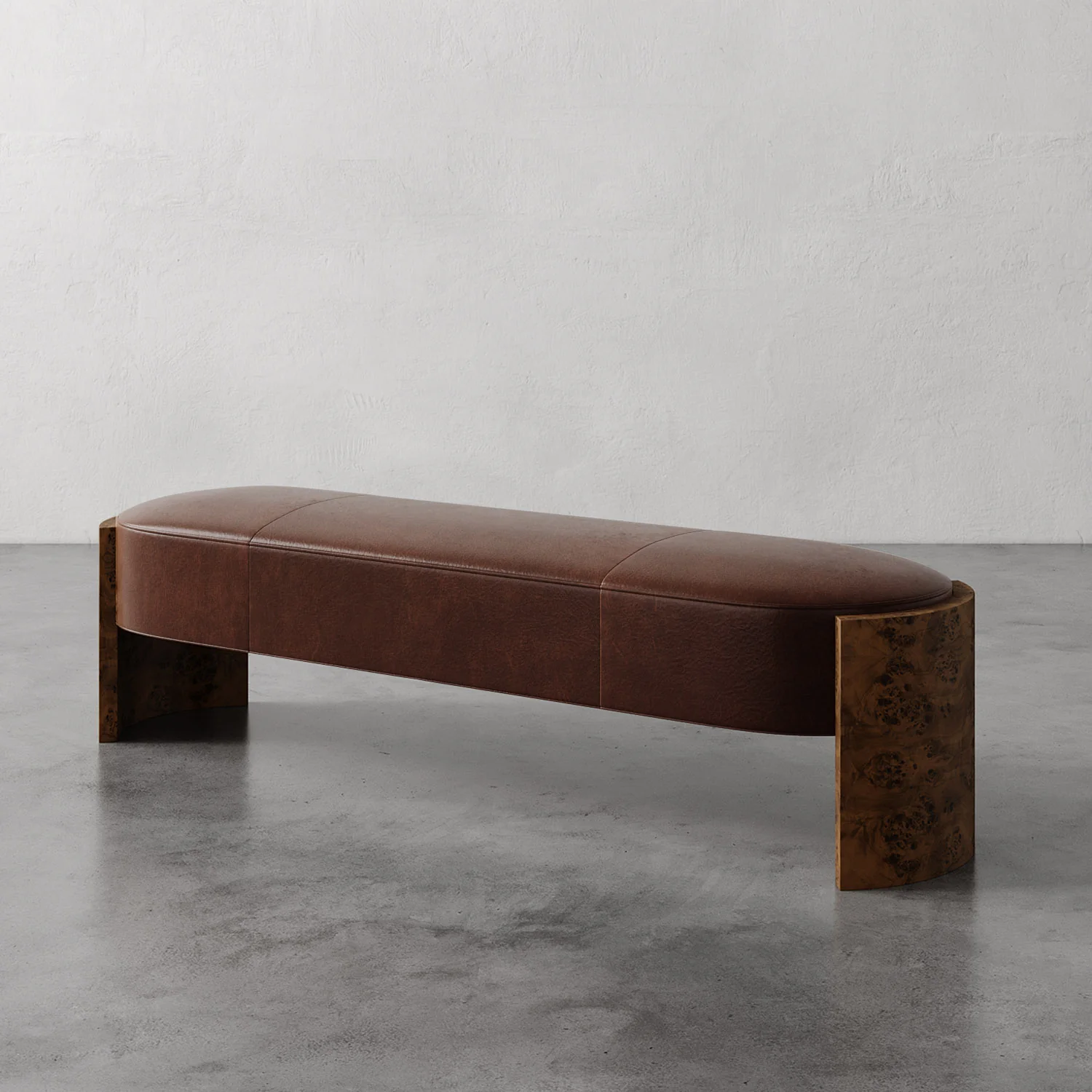 Benoit Leather Bench - Image 25