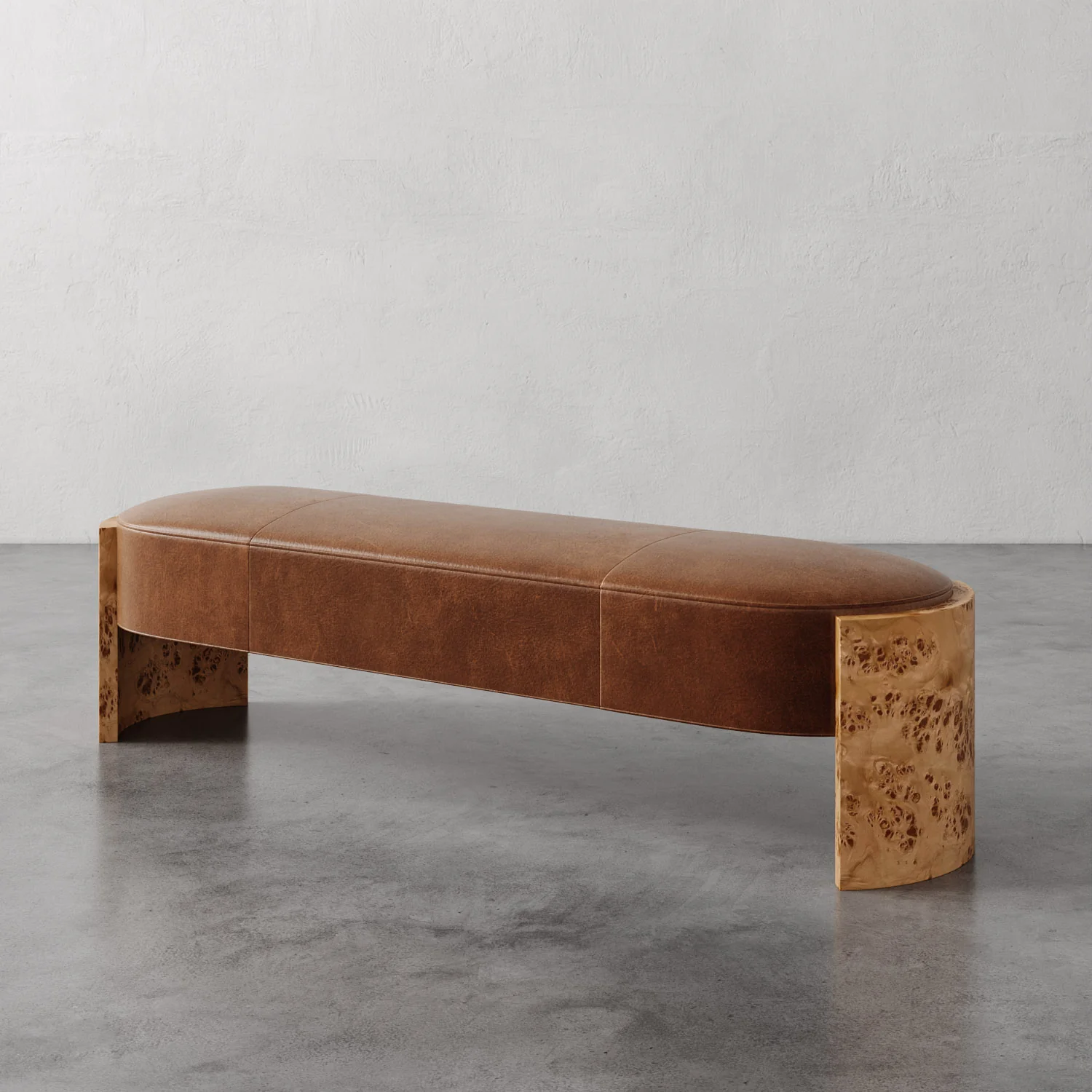 Benoit Leather Bench - Image 30