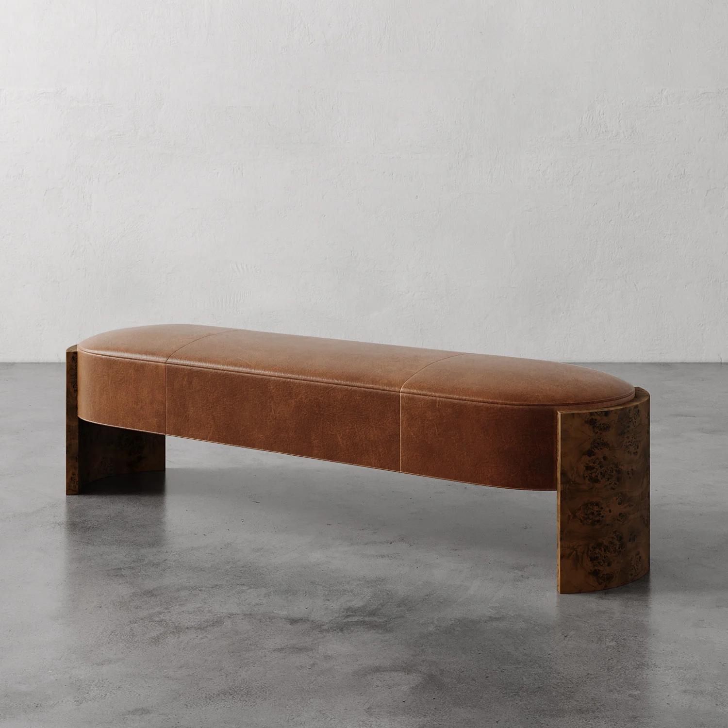 Benoit Leather Bench - Image 31