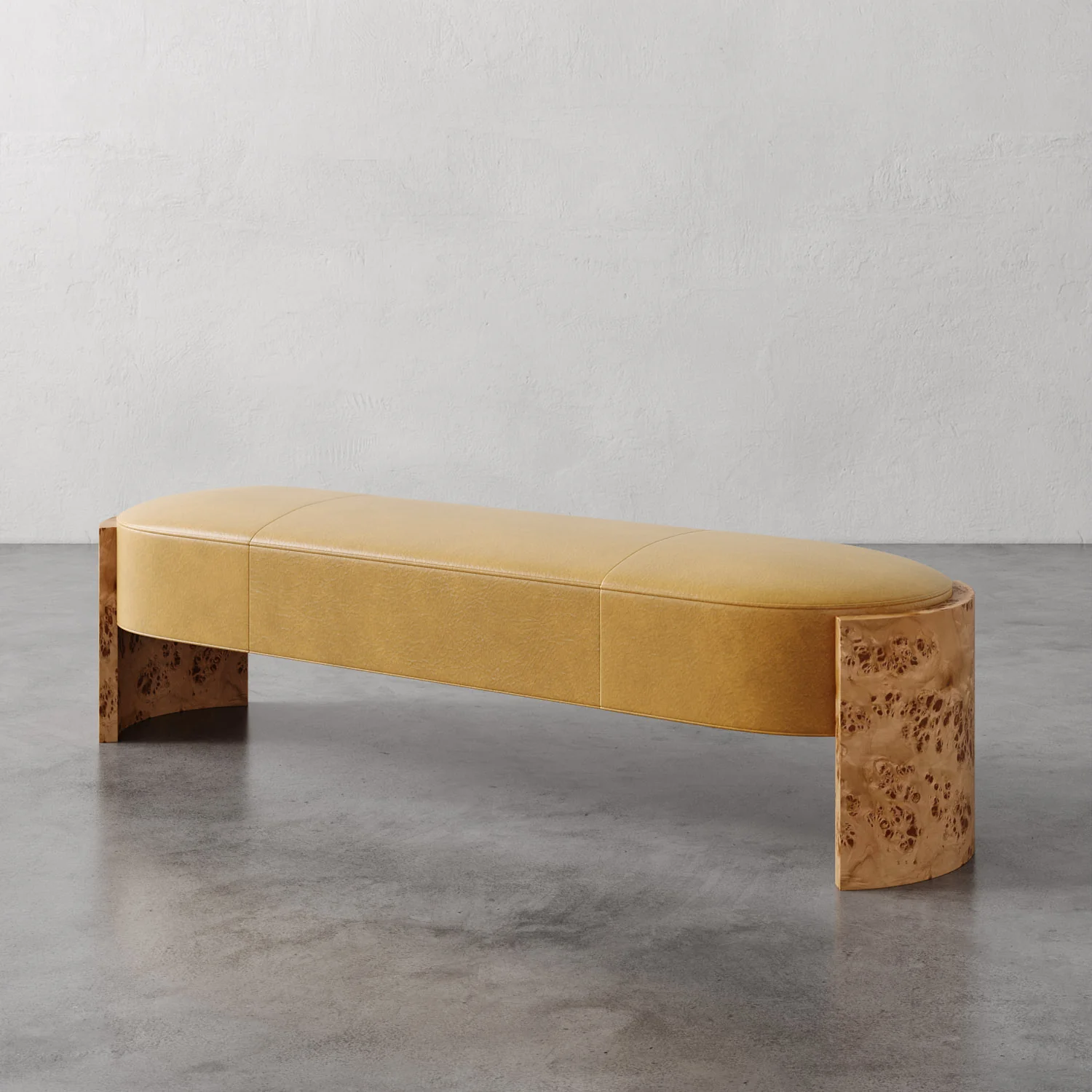 Benoit Leather Bench - Image 32