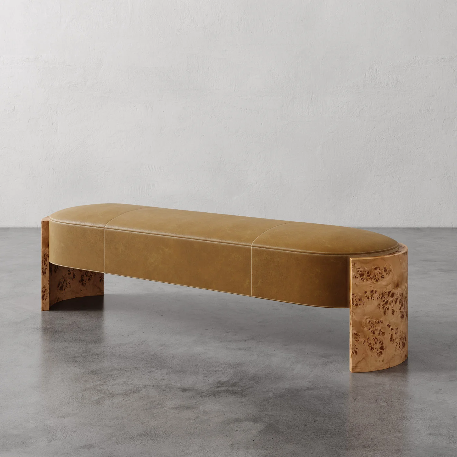 Benoit Leather Bench - Image 34