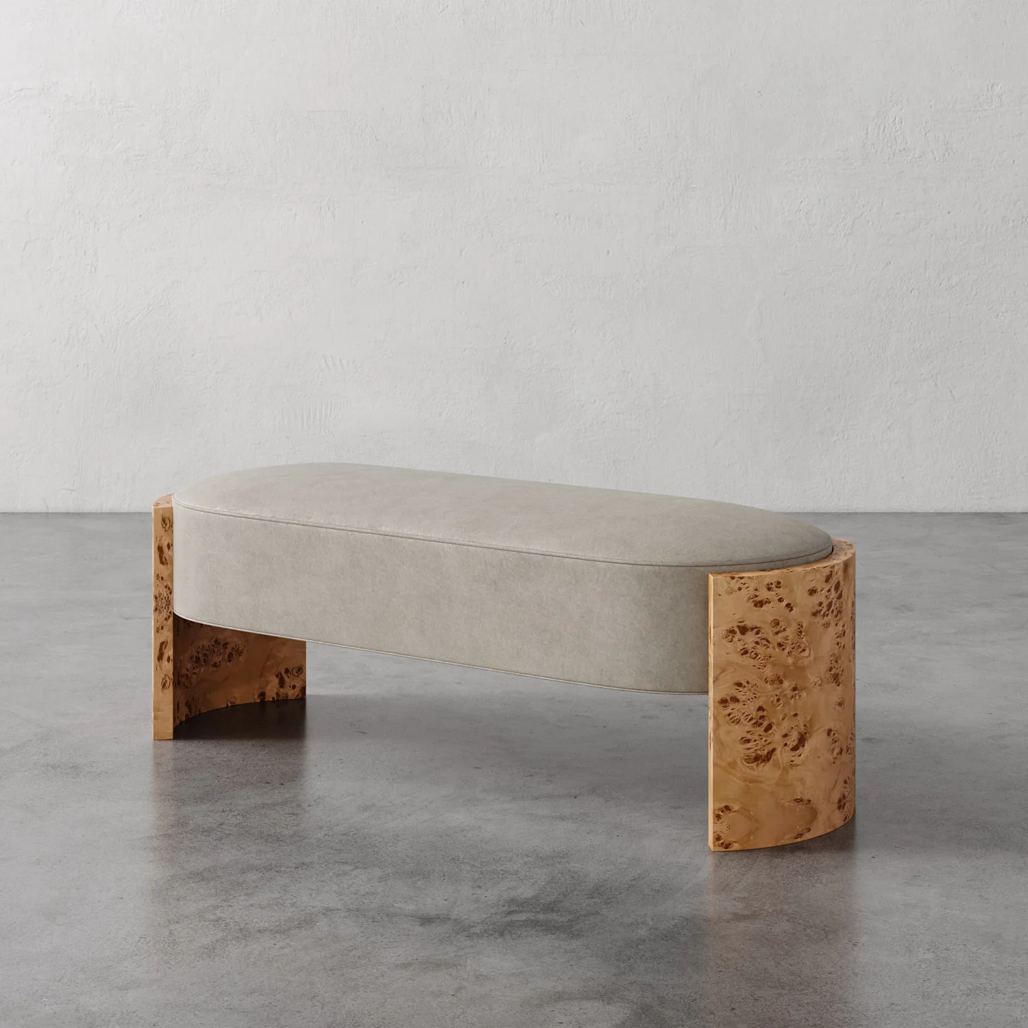Benoit Leather Bench - Image 8