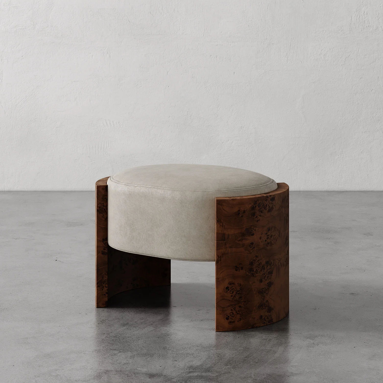 Benoit Leather Ottoman - Image 13