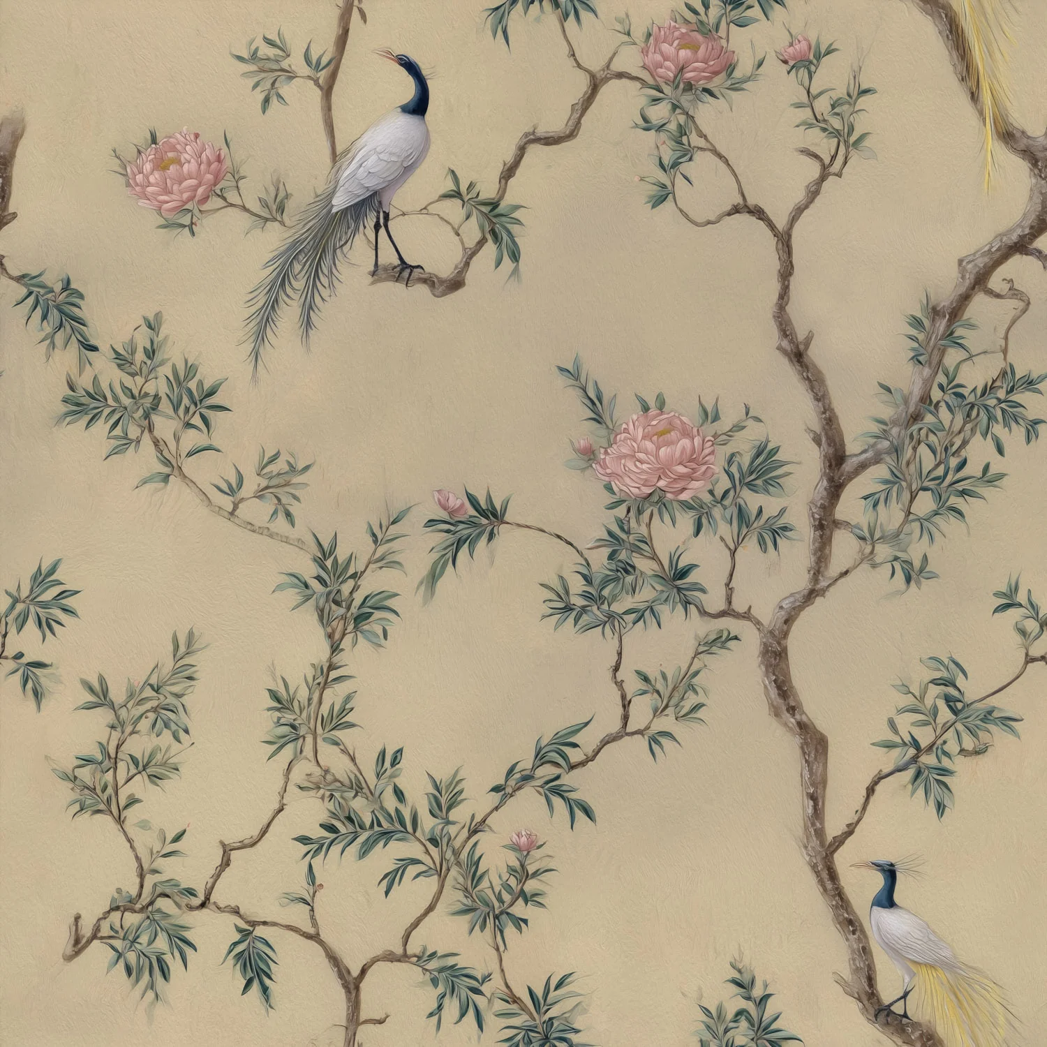 Botanical Gold Wallpaper