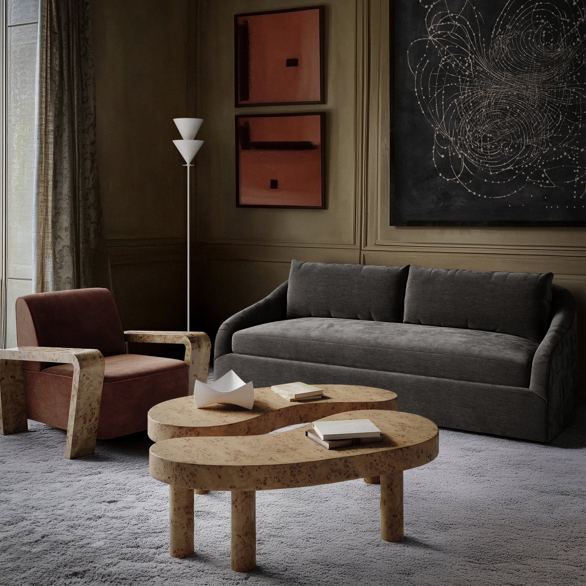 Brenne Burl Coffee Table - Image 8