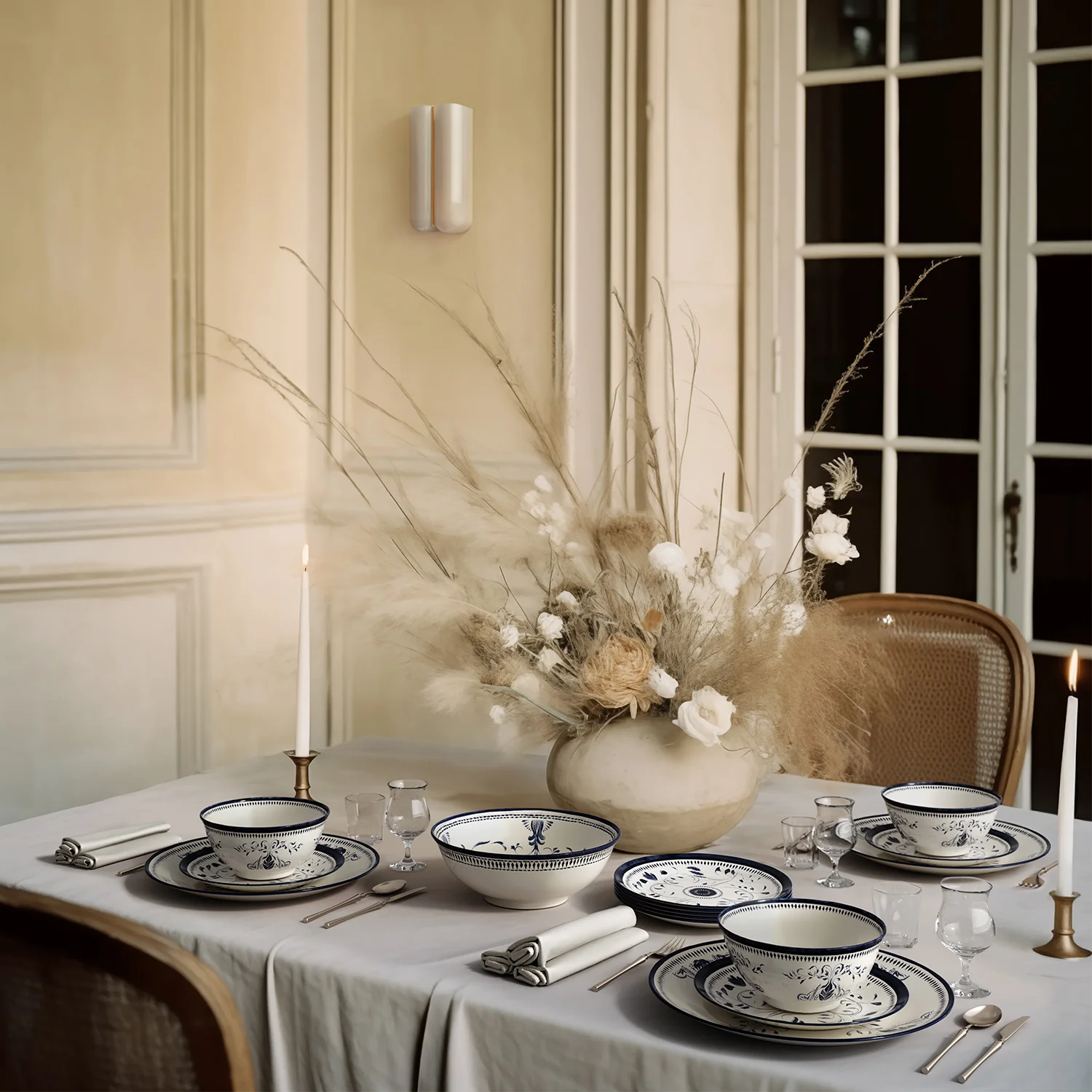 Bruges Porcelain Salad Plate, Set of 4 - Image 7