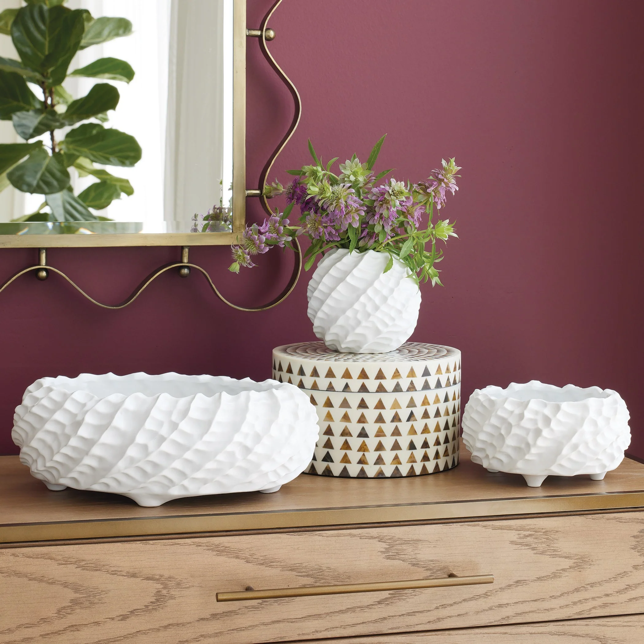 Cadoret Bowl (Matte White) - Image 4