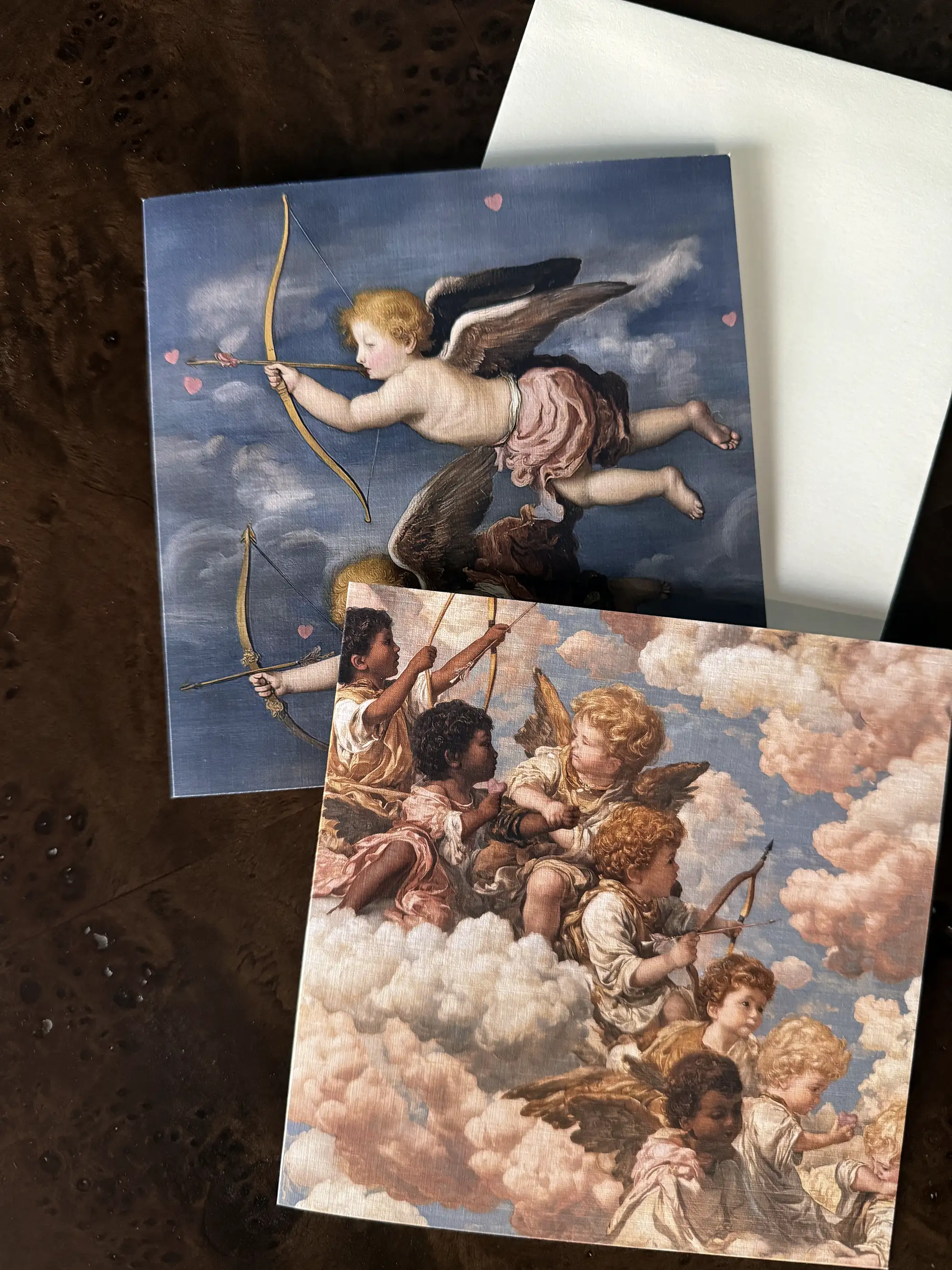 Renaissance Cupid Greeting Card Set - Image 3