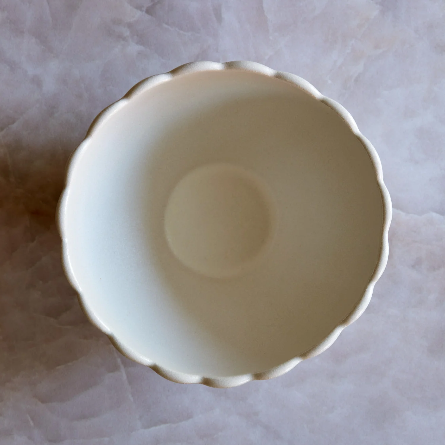 Dhalia Stoneware Bowl, Set of 4 (White) - Image 2