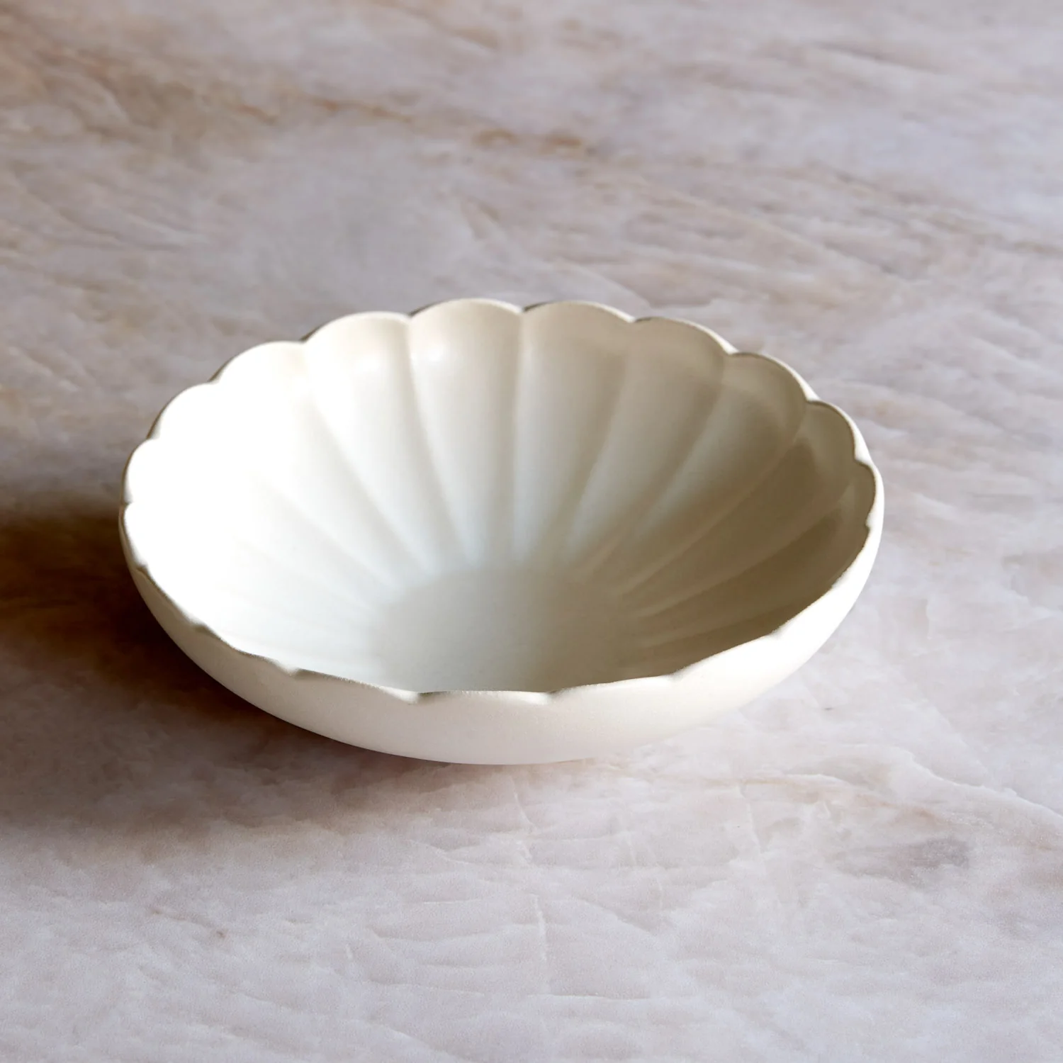 Dhalia Stoneware Pasta Bowl, Set of 4 (White)