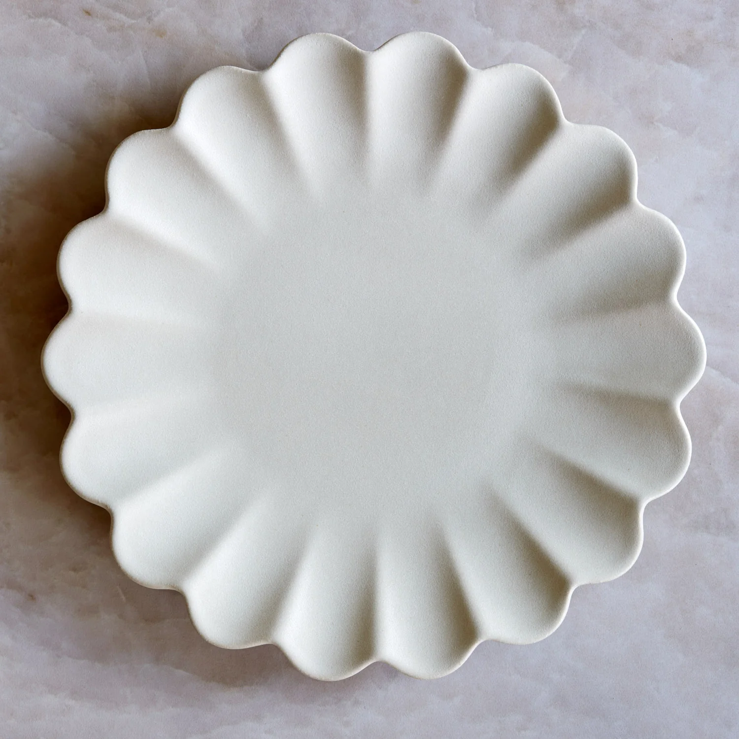 Dhalia Stoneware Salad Plate, Set of 4 (White) - Image 2