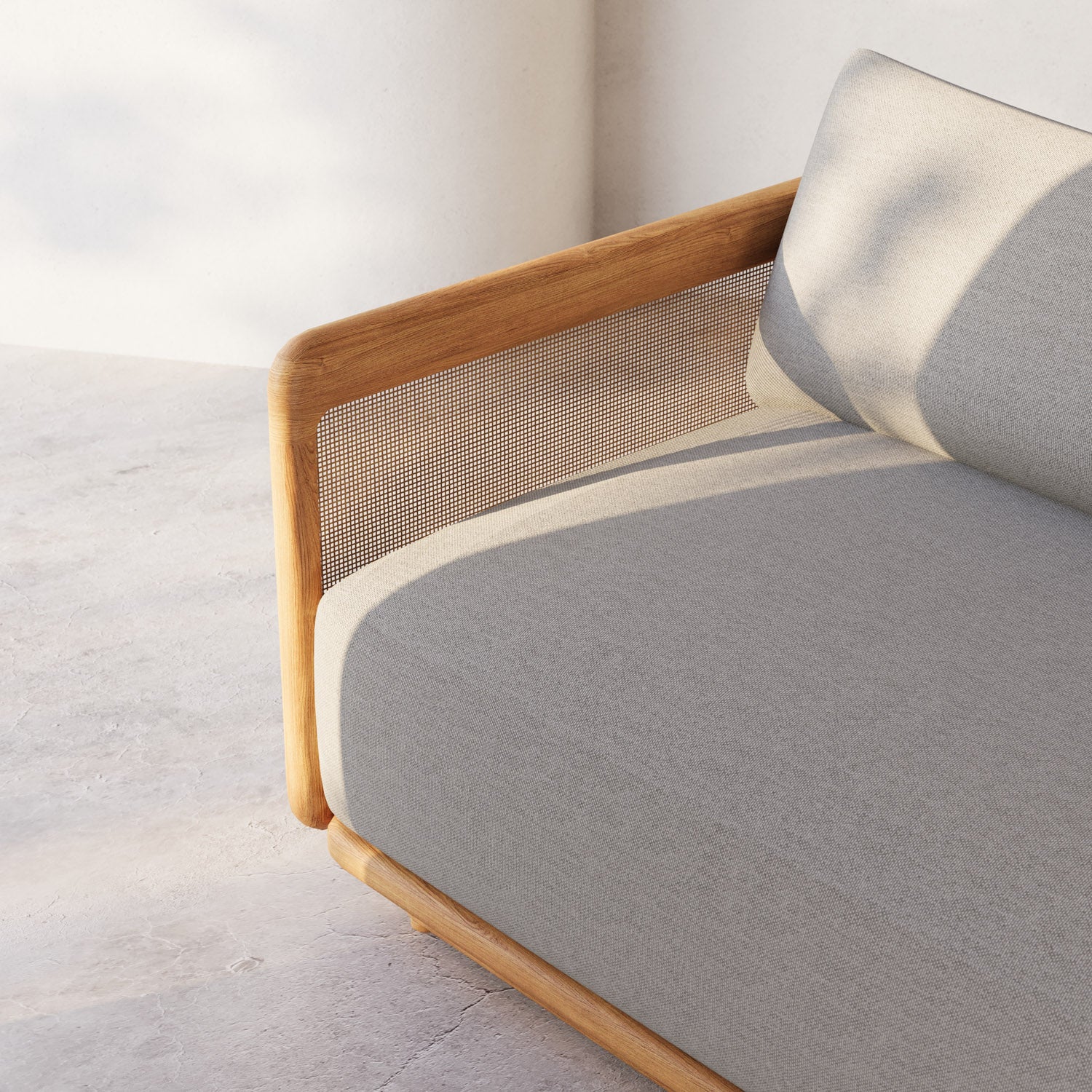Dock Teak 3-Seater Sofa - Image 14