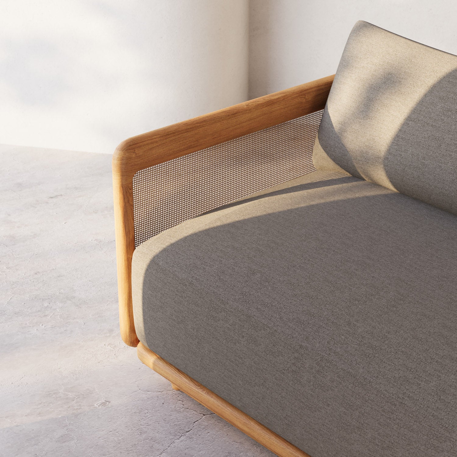 Dock Teak 3-Seater Sofa - Image 17