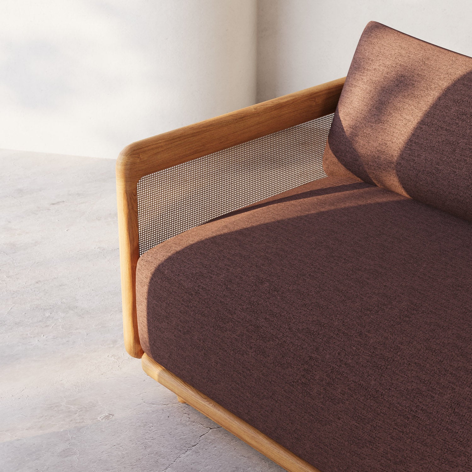 Dock Teak Ottoman - Image 10