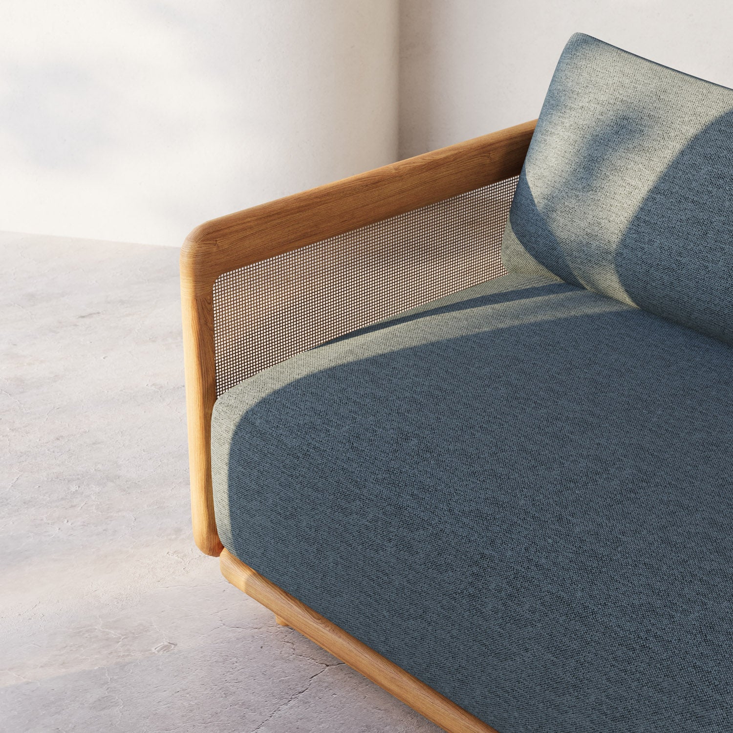 Dock Teak Ottoman - Image 9