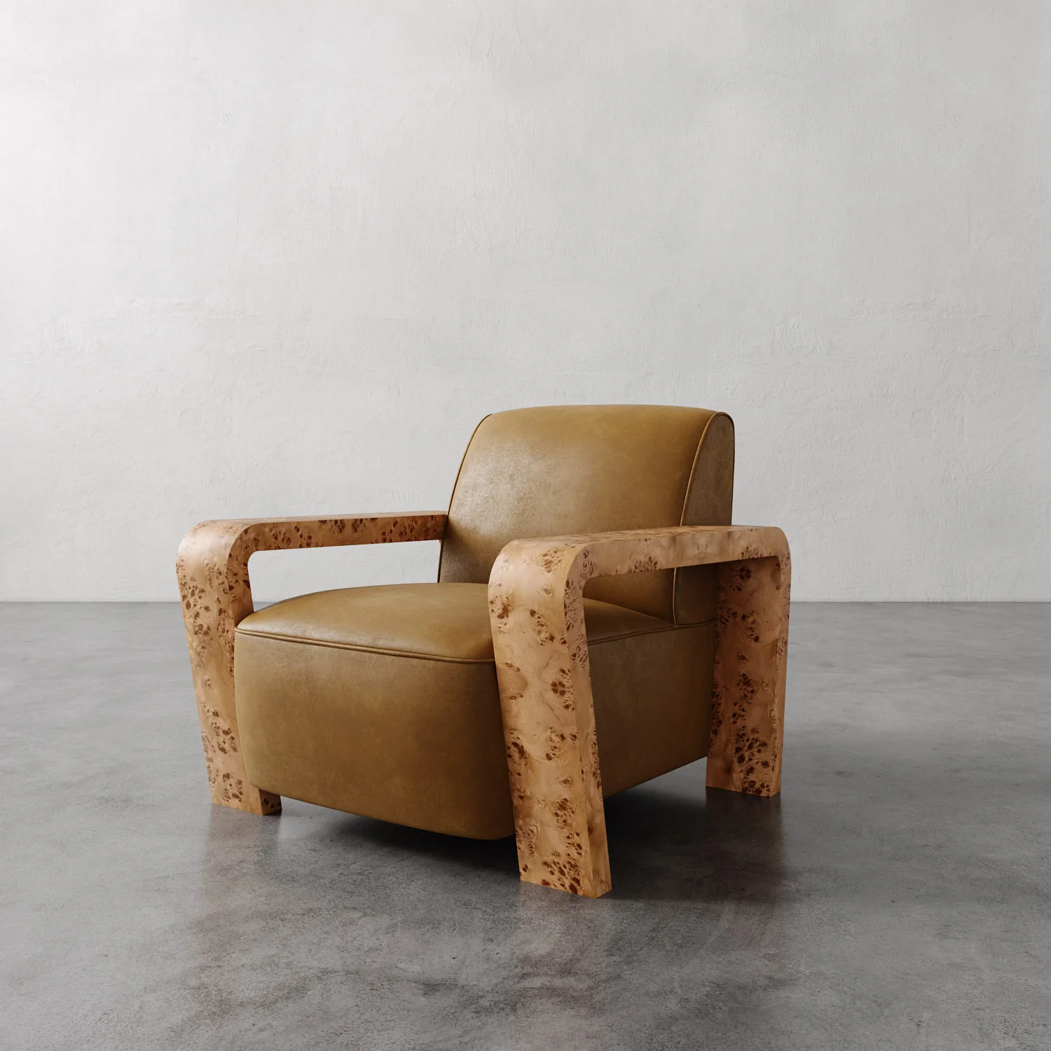 Dumas Leather Lounge Chair - Image 10