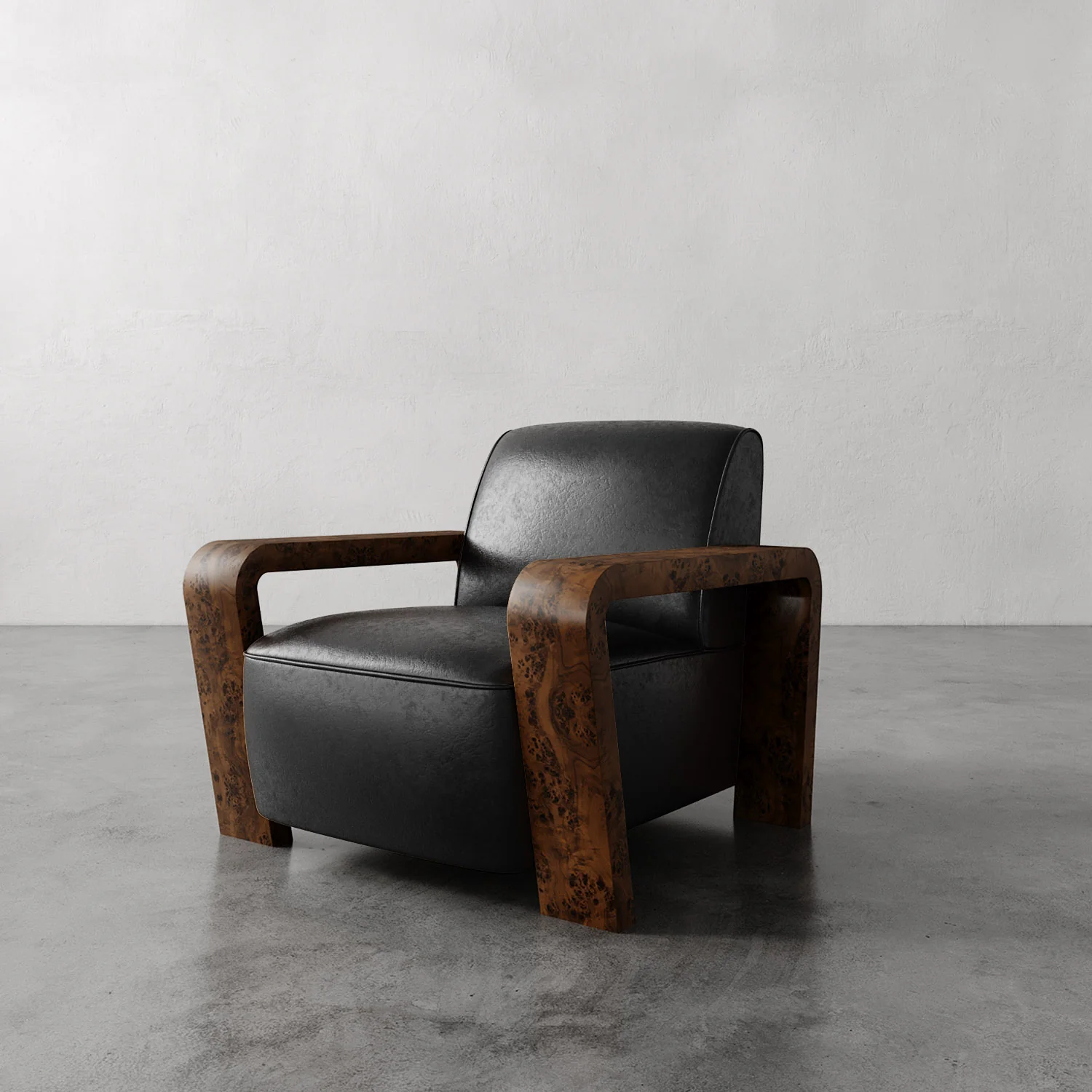Dumas Leather Lounge Chair - Image 11