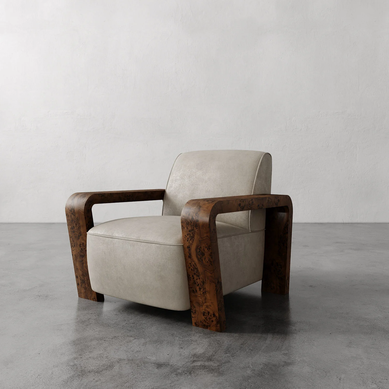 Dumas Leather Lounge Chair - Image 12