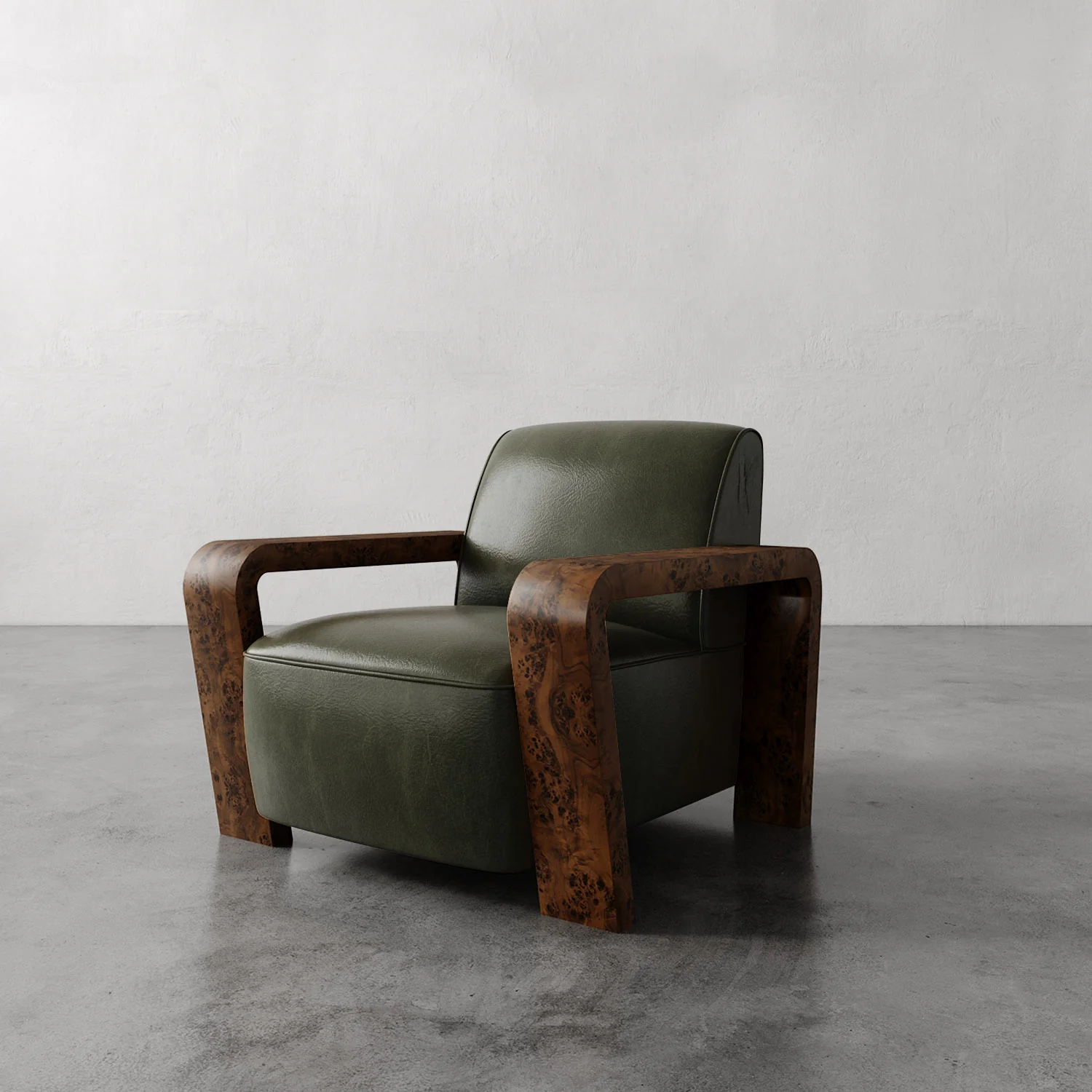 Dumas Leather Lounge Chair - Image 14