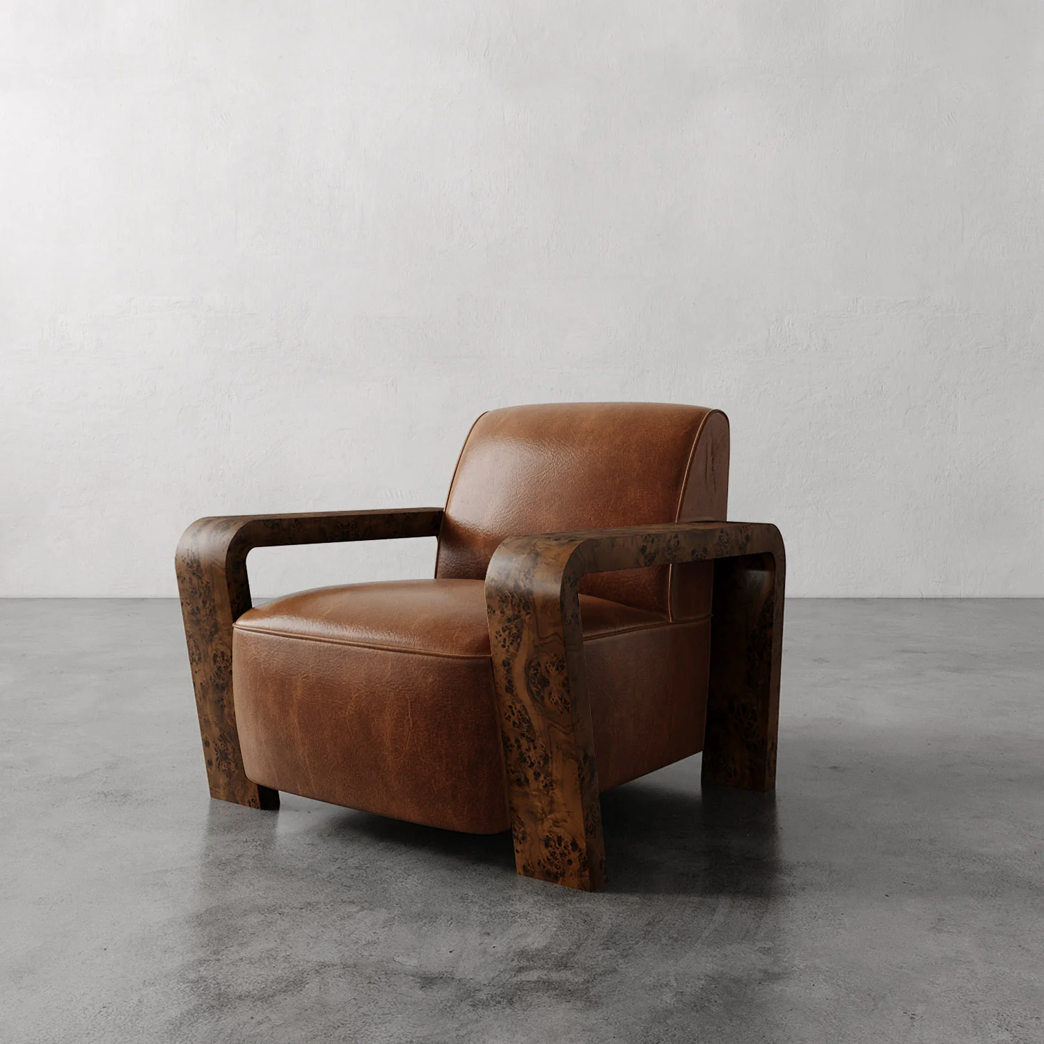 Dumas Leather Lounge Chair - Image 15