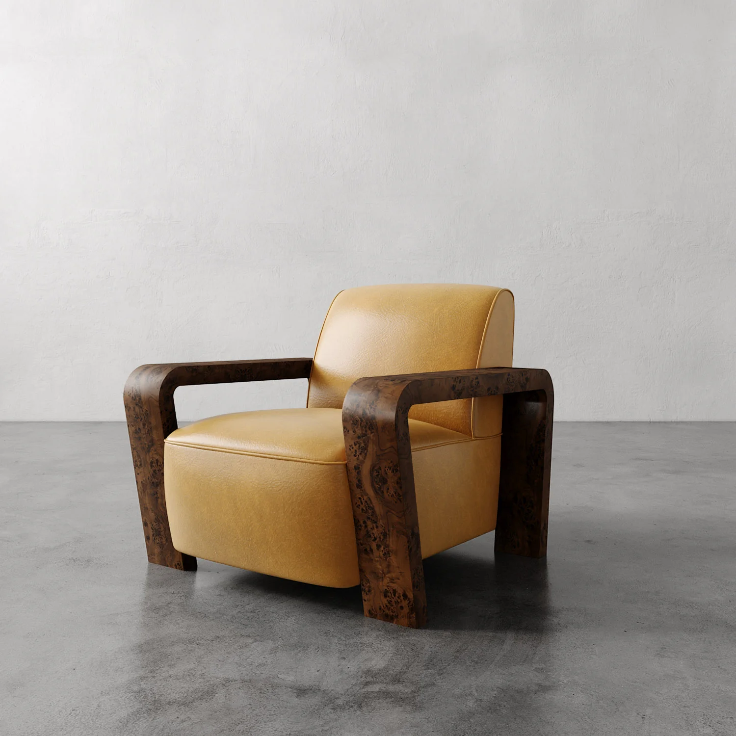Dumas Leather Lounge Chair - Image 16