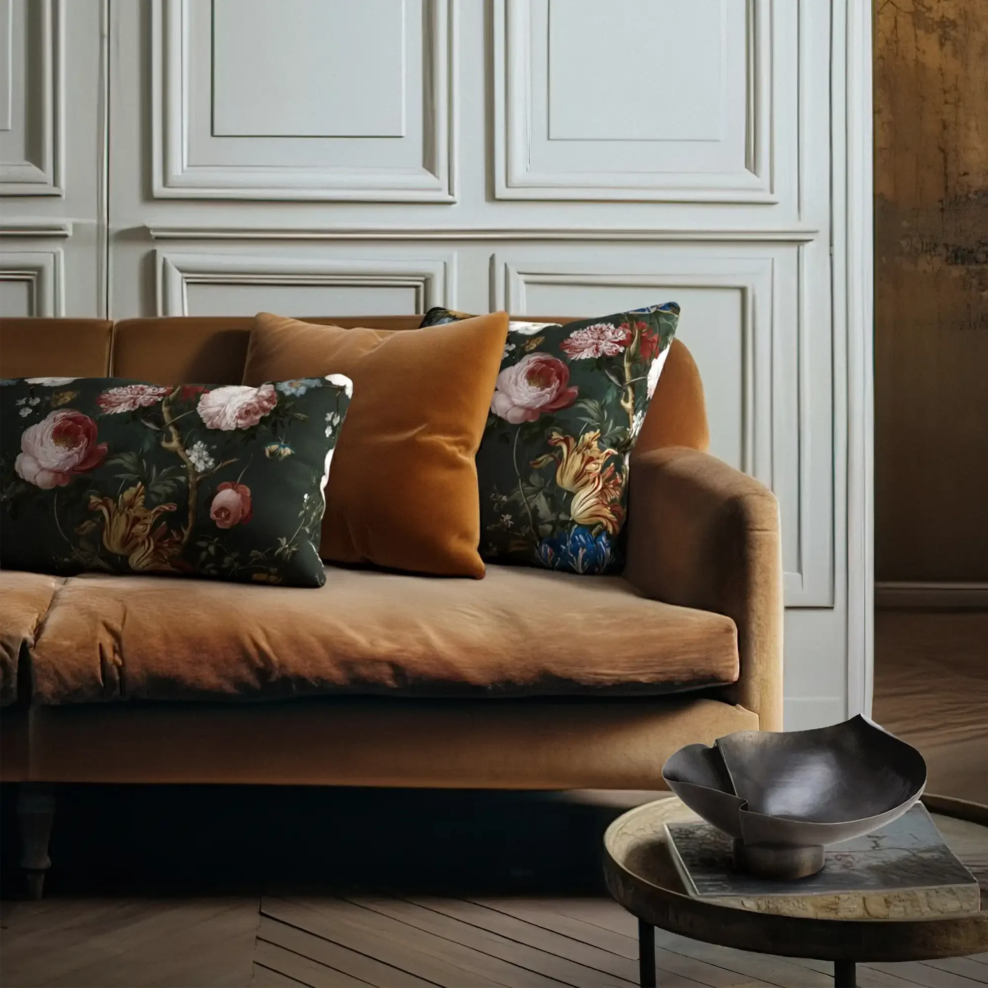 Dutch Rose Velvet Pillow - Image 2