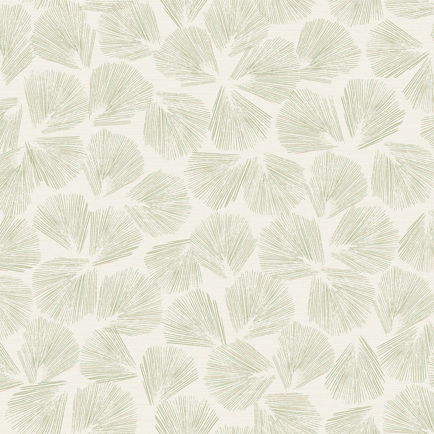 Elora Leaf Green Wallpaper
