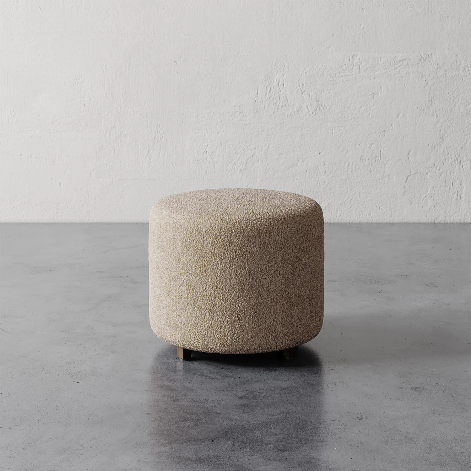 Fabien 22" Round Ottoman - Image 2