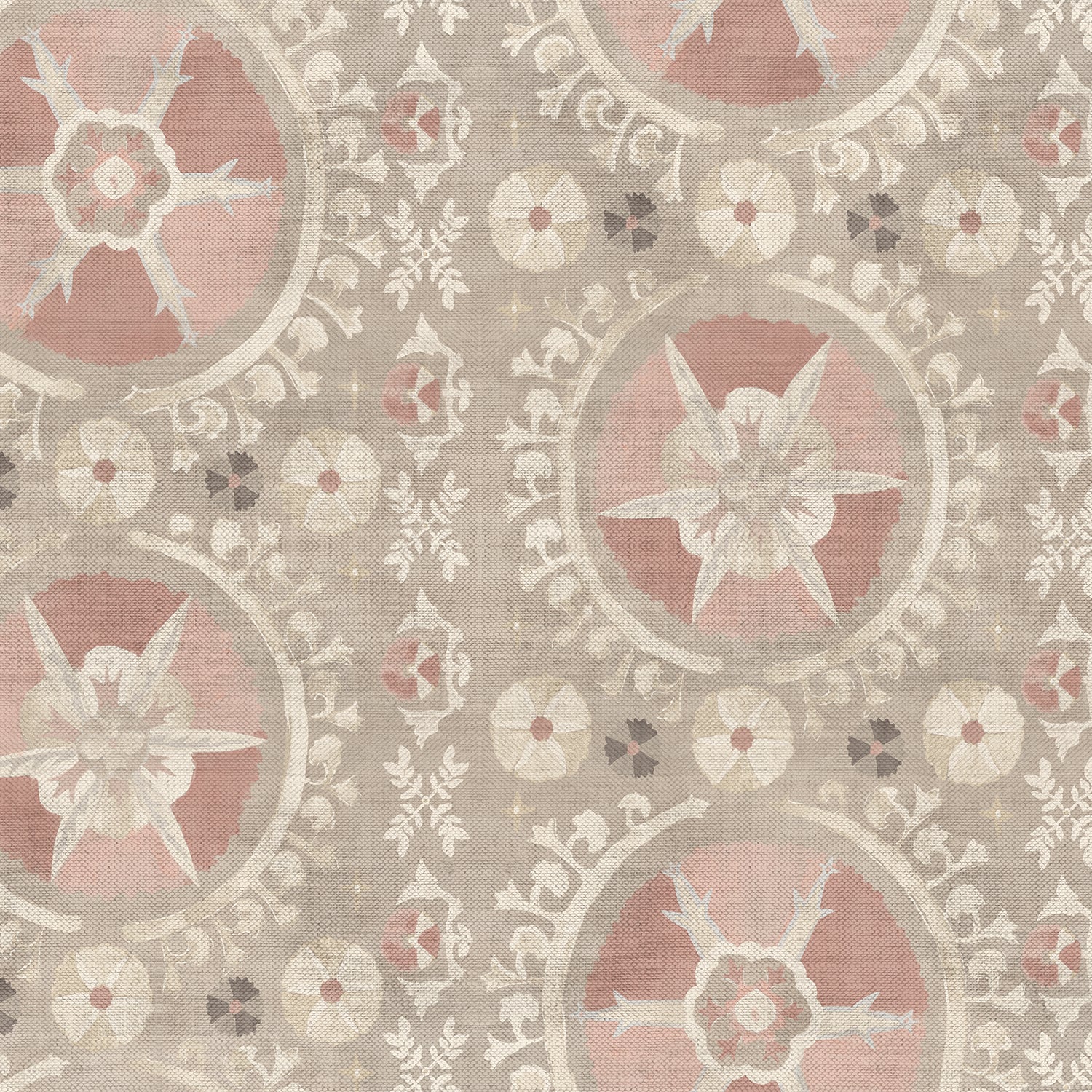 Fleurus Blush Wallpaper