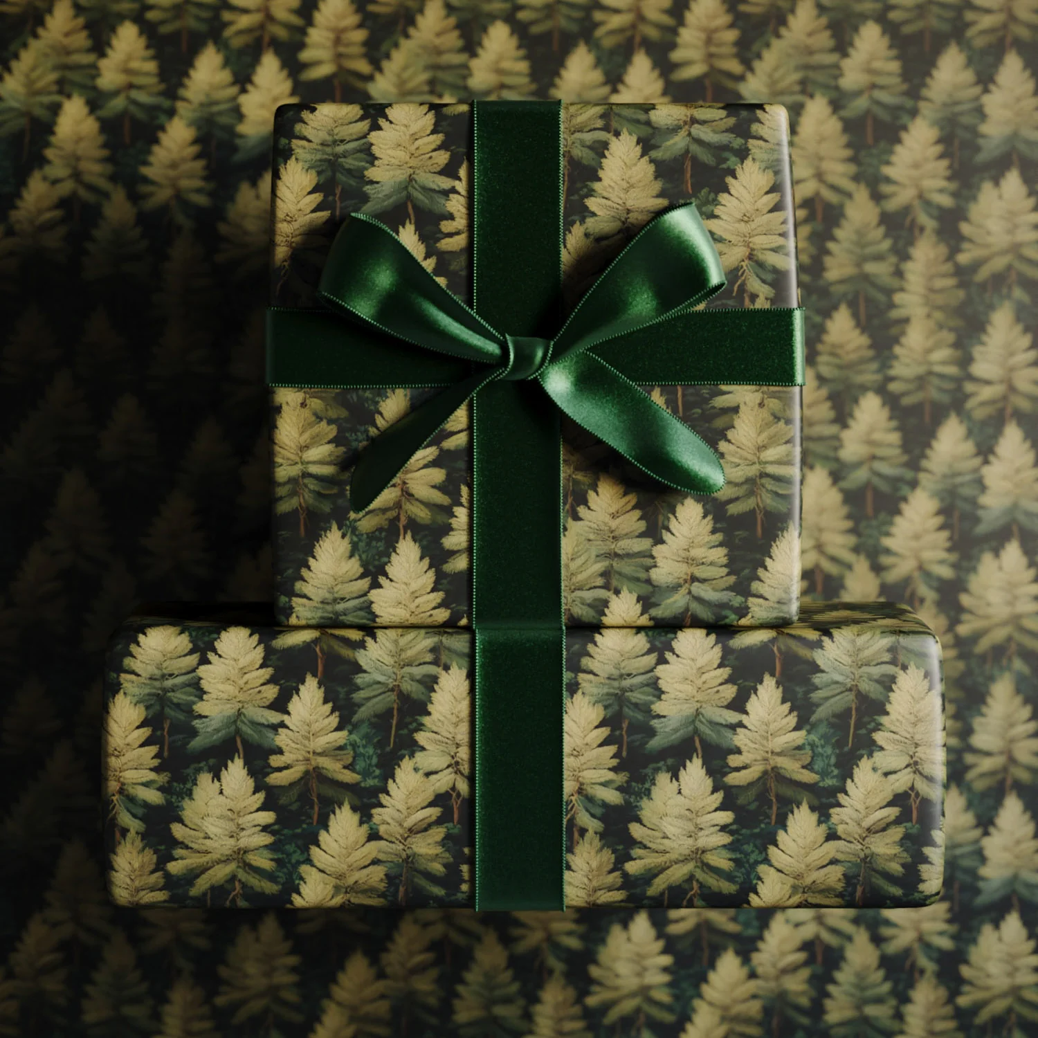 Forest Evergreen Gift Wrapping Paper