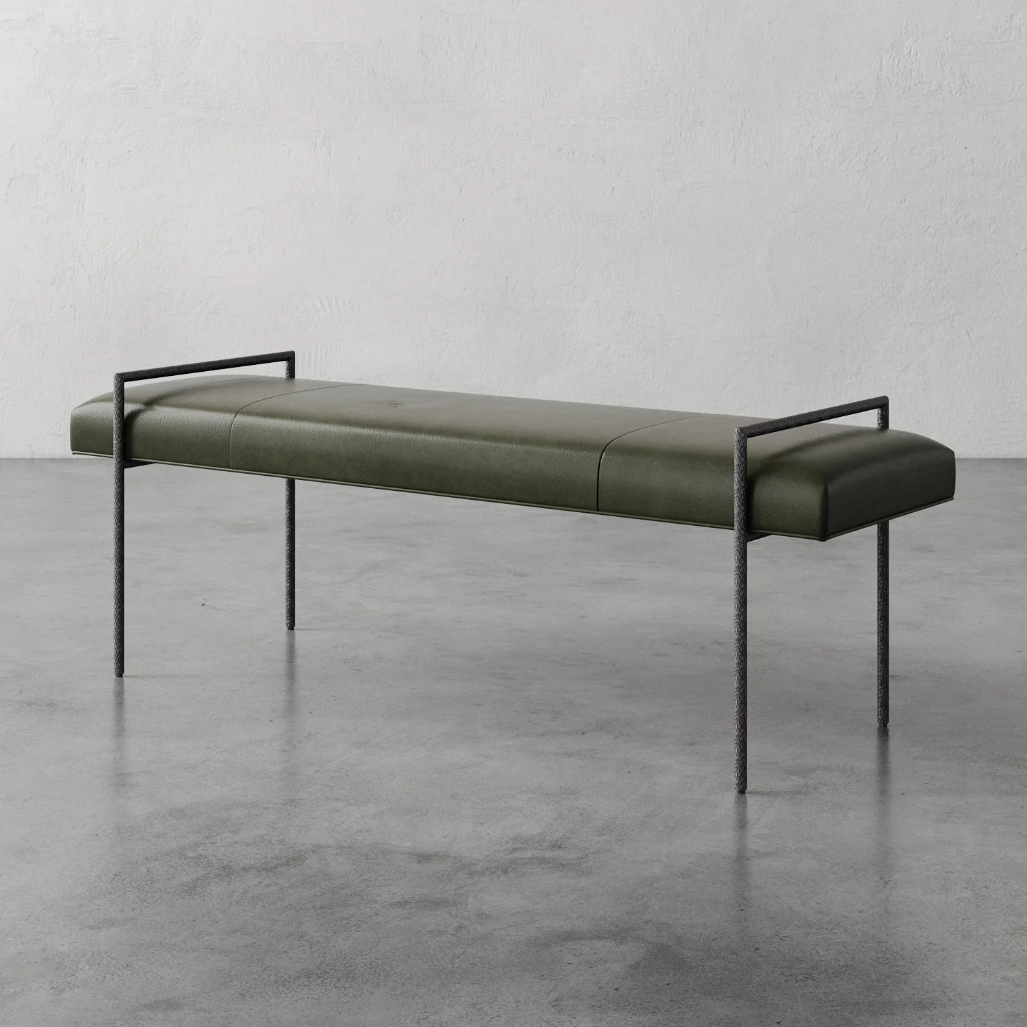 Imane Leather 60" Bench / Ottoman - Image 4