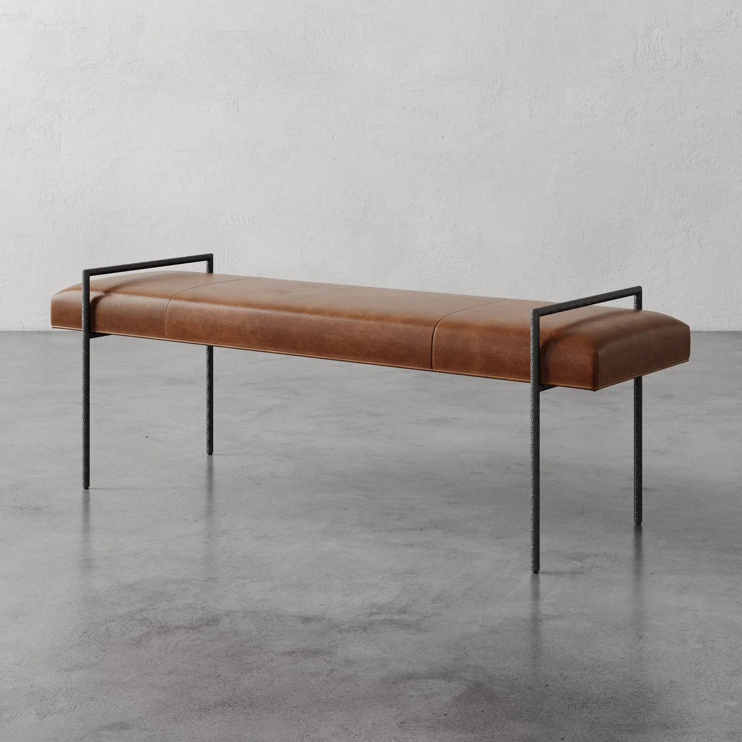 Imane Leather 60" Bench / Ottoman - Image 6