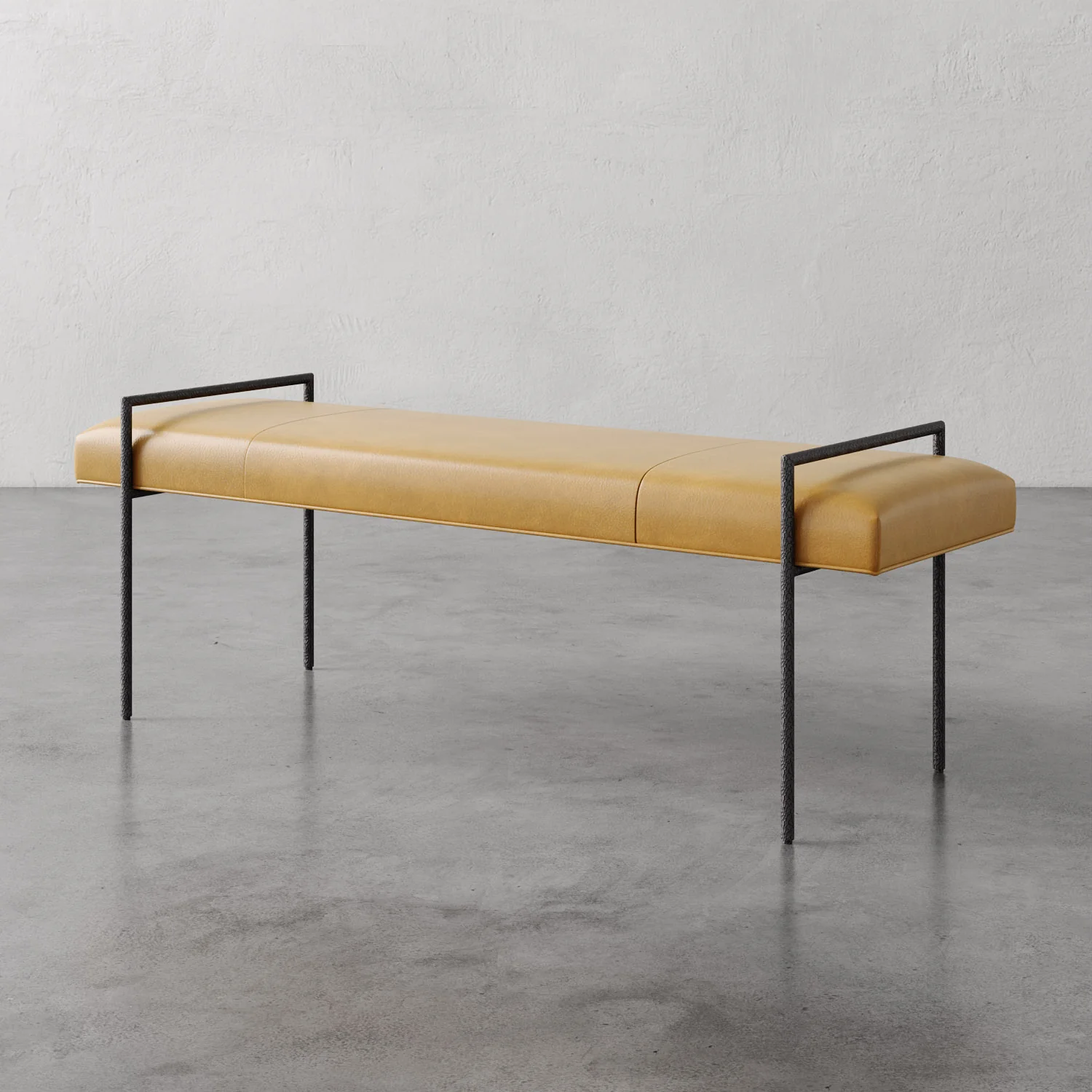 Imane Leather 60" Bench / Ottoman - Image 7