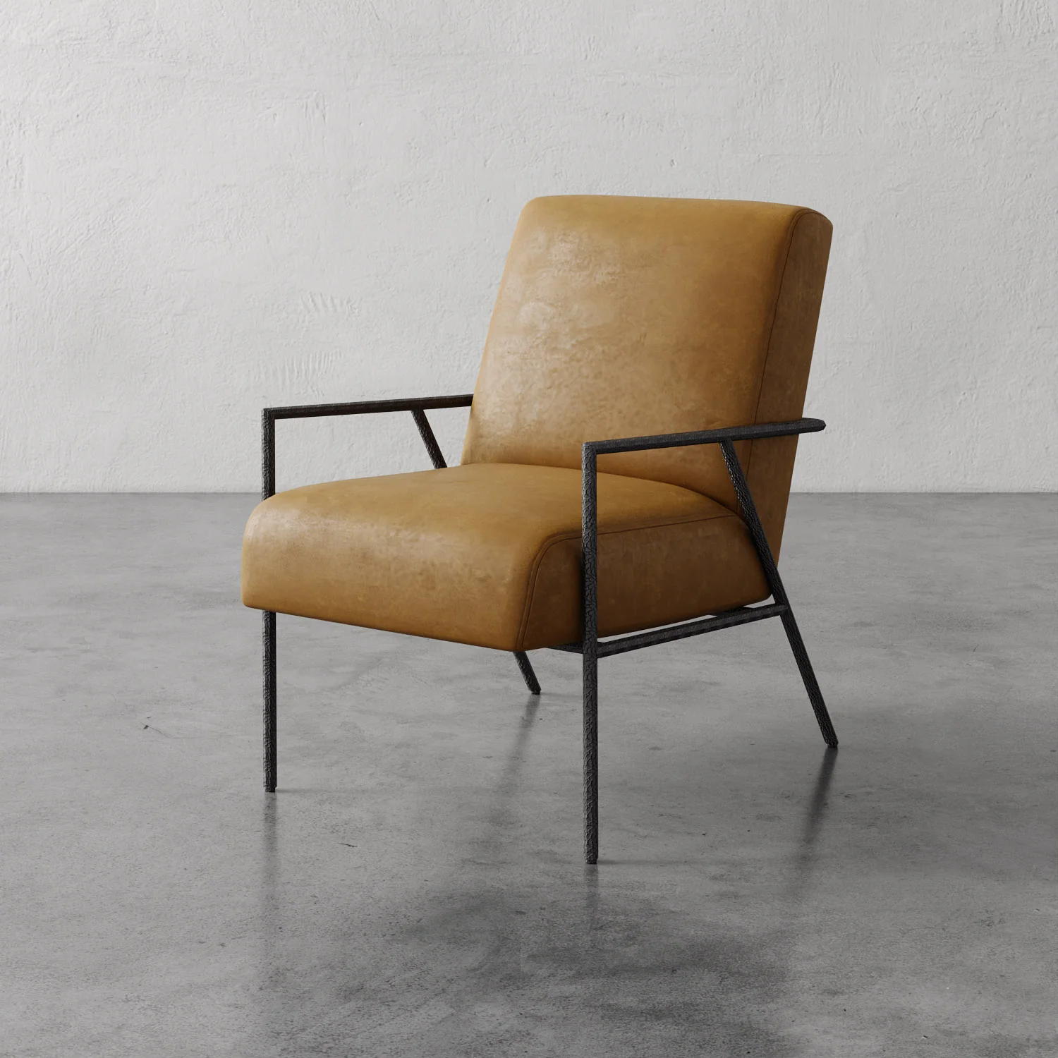 Imane Leather Lounge Chair - Image 10