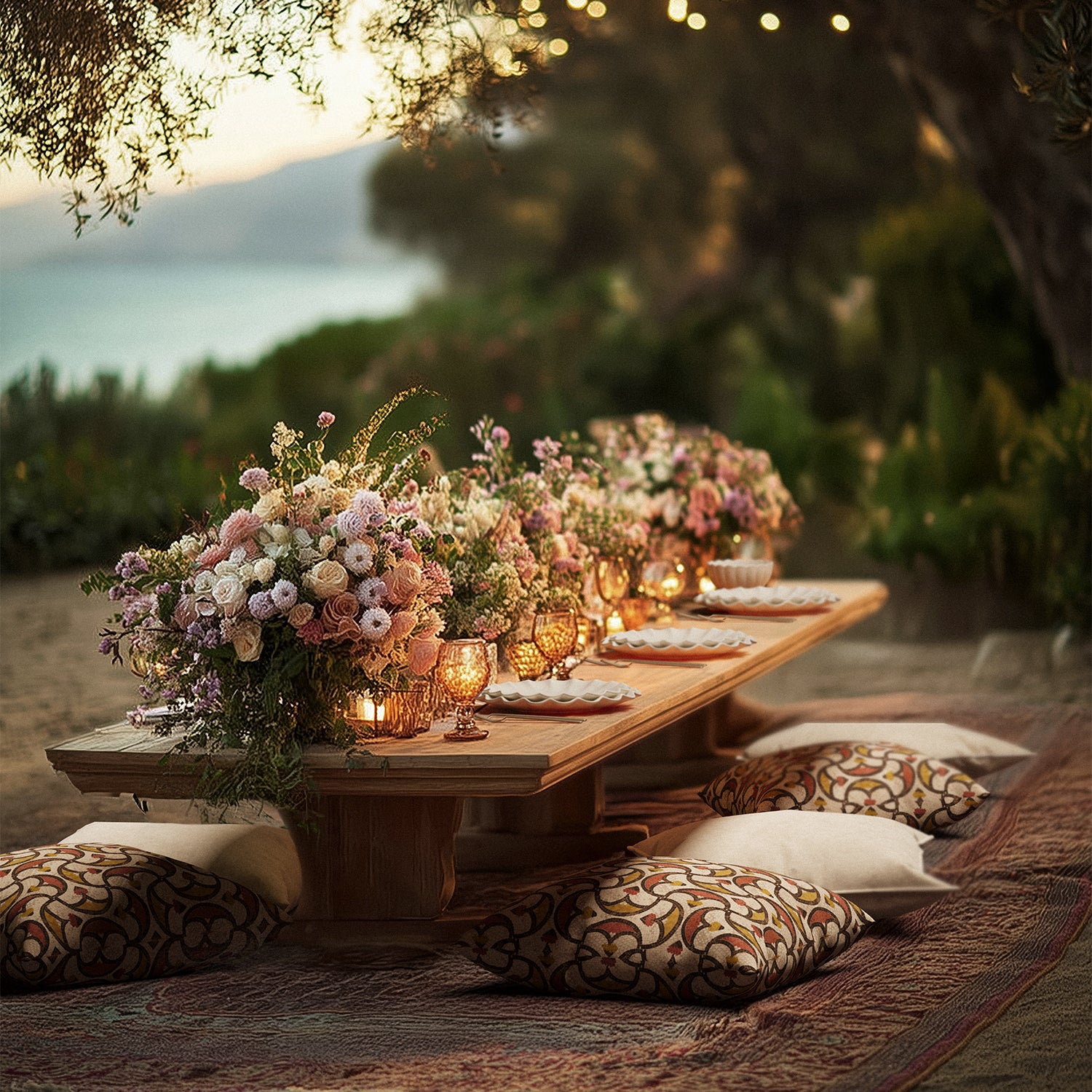 Outdoor Pillow - Algerian Mosaic - Image 4