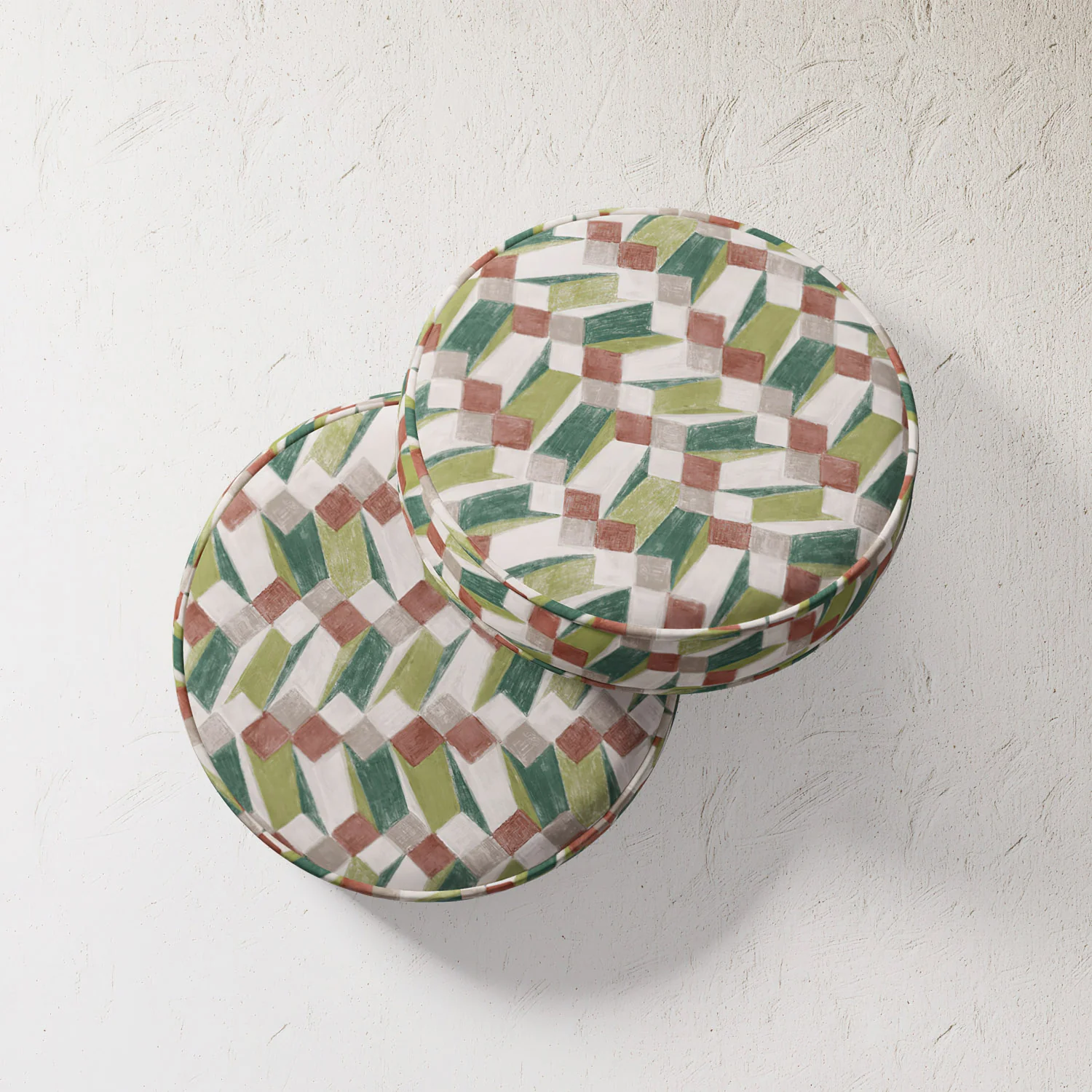 Outdoor Pillow - Op Art Green - Image 3