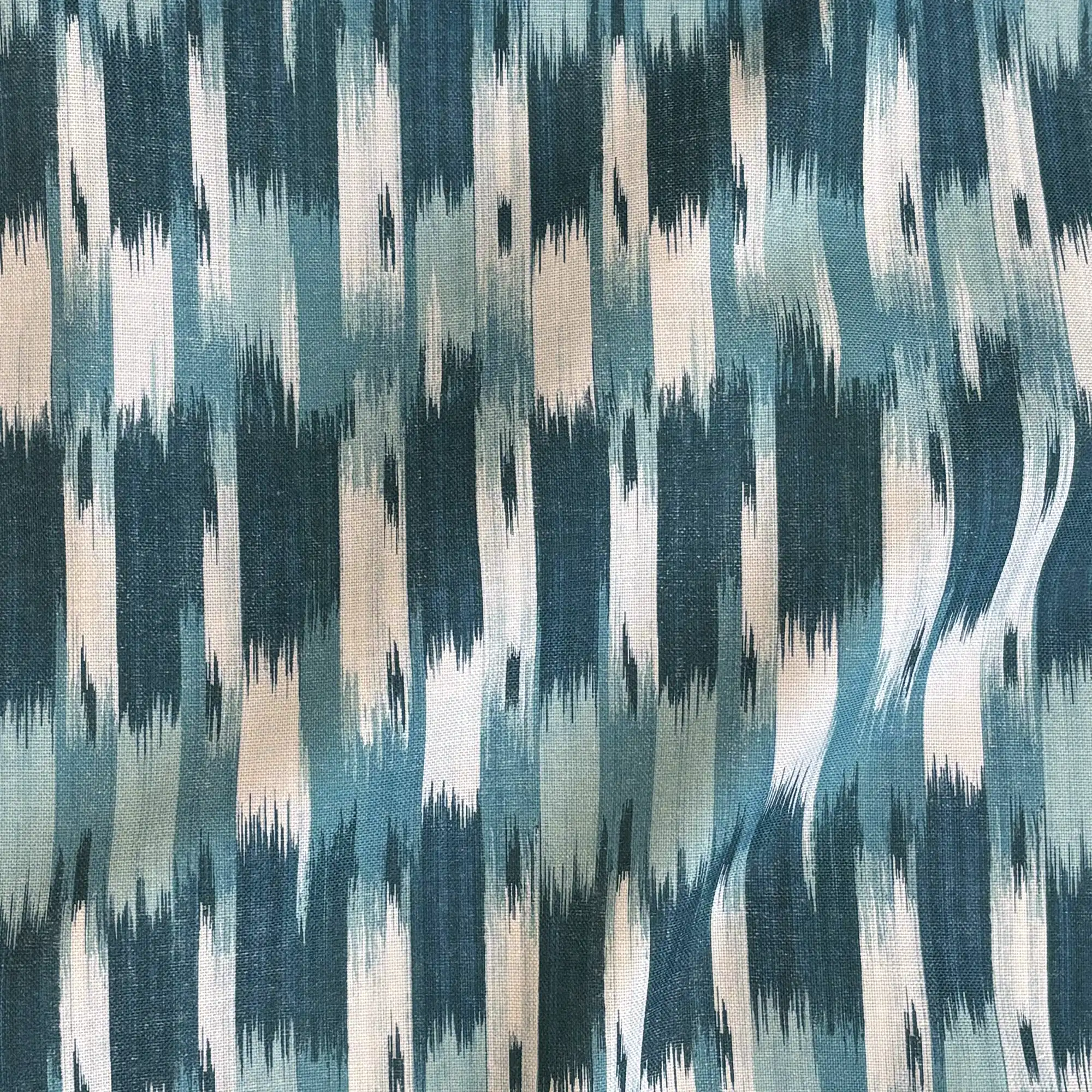 Outdoor Pillow - Teal French Flamme - Image 2