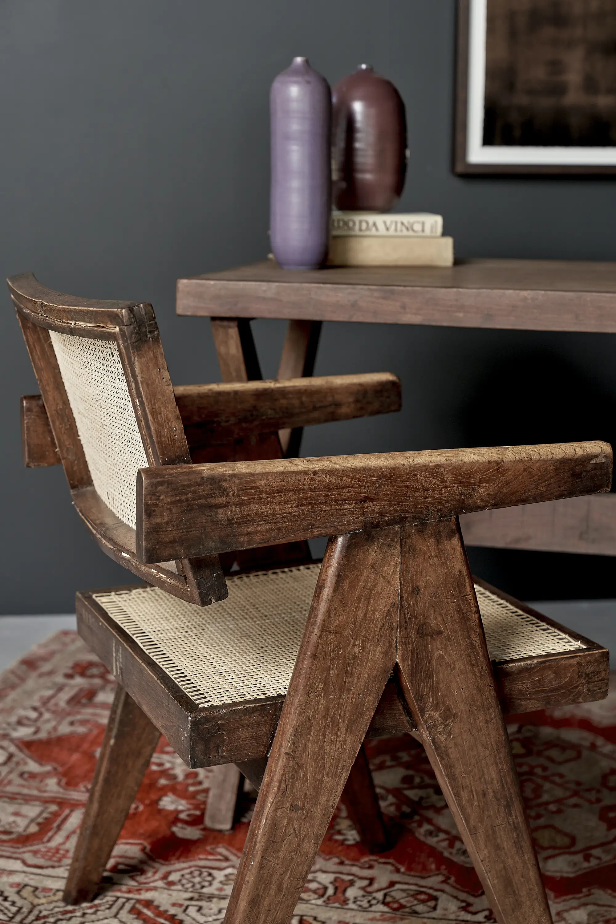 Pierre Jeanneret Office Cane Chairs (ca 1954) - Image 15
