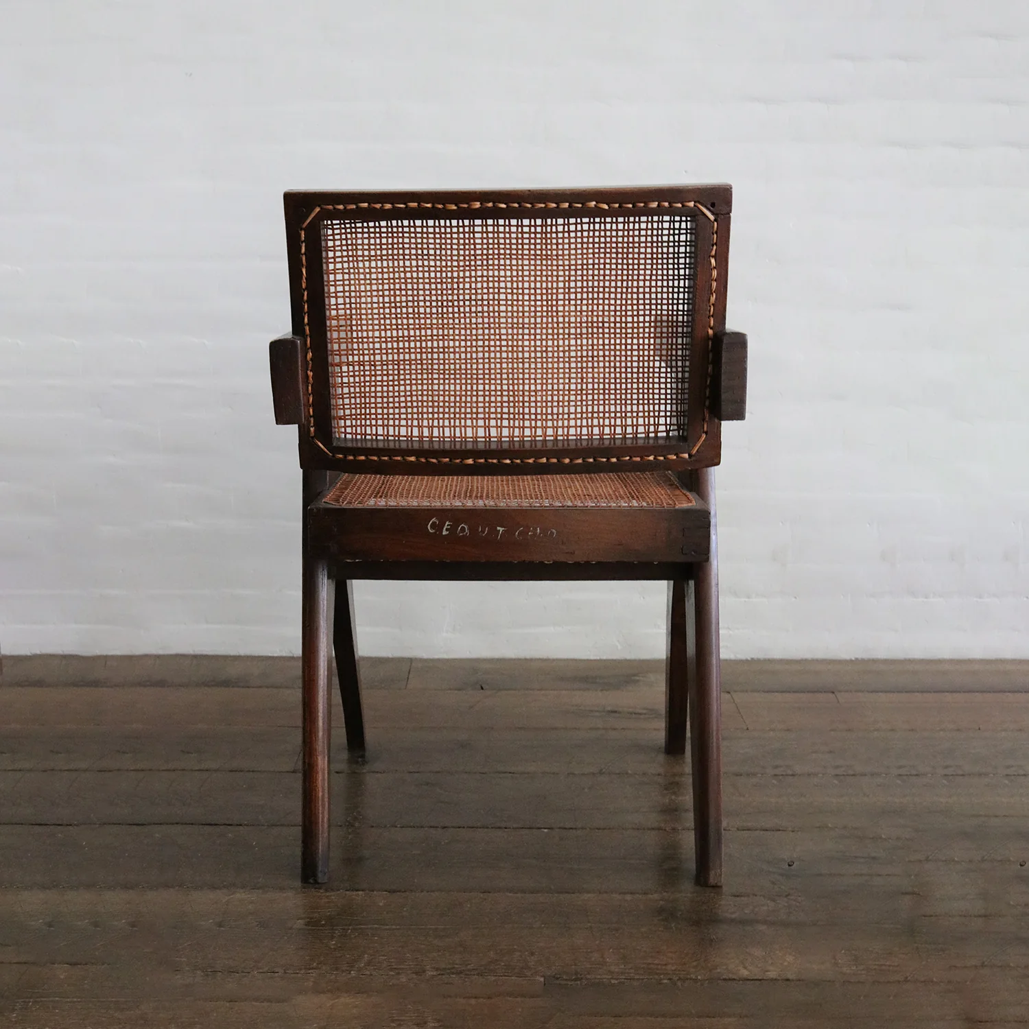Pierre Jeanneret Office Cane Chairs (ca 1954) - Image 16